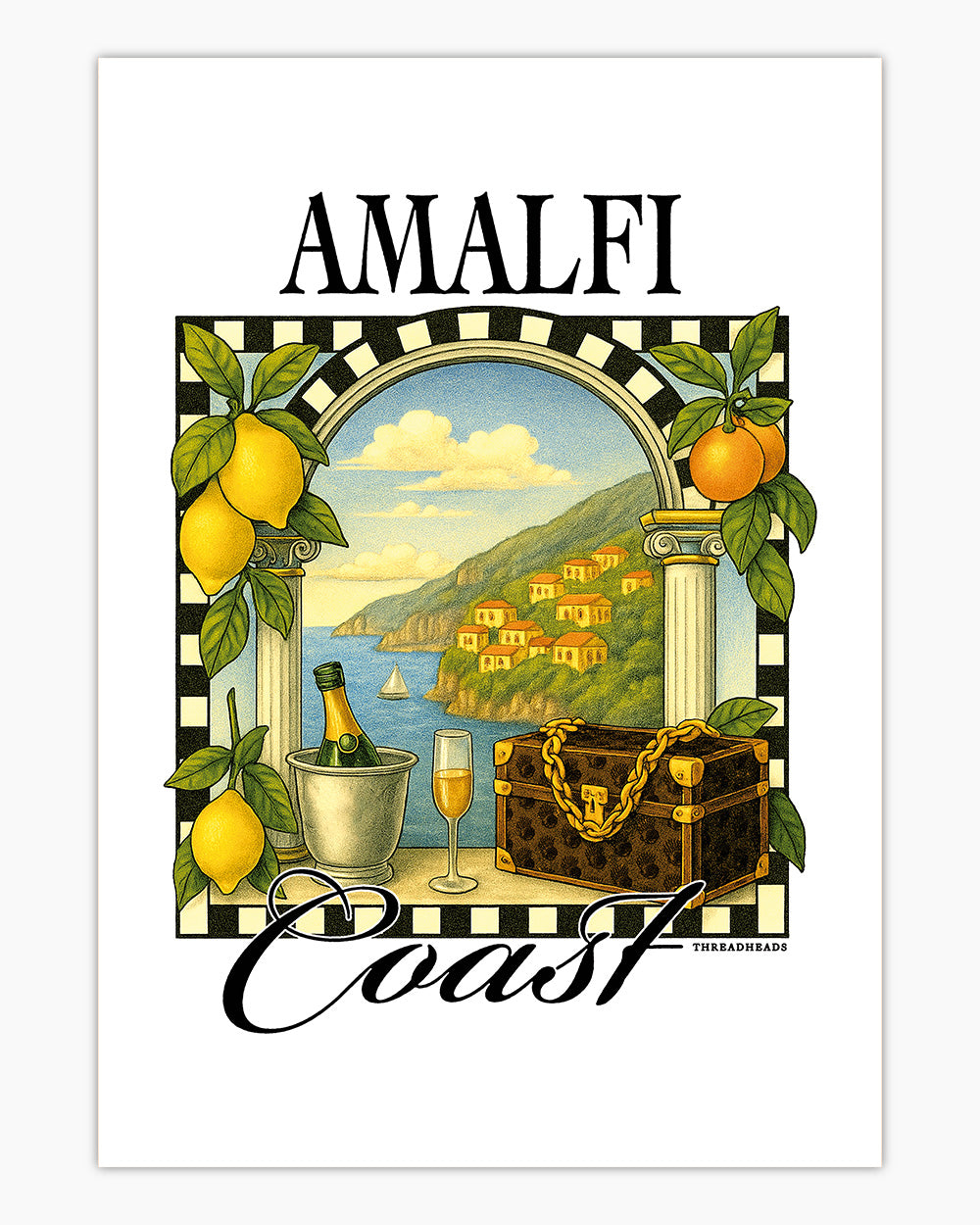 Amalfi Coast Art Print