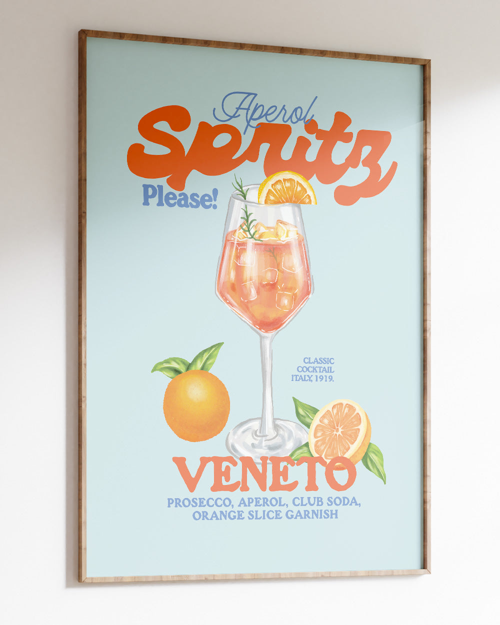 Aperol Spritz Please! Art Print Online Australia