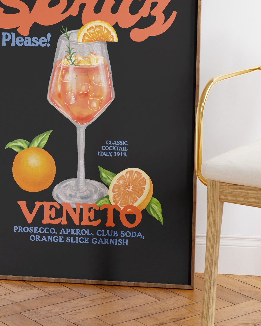 Aperol Spritz Please! Art Print Online Australia