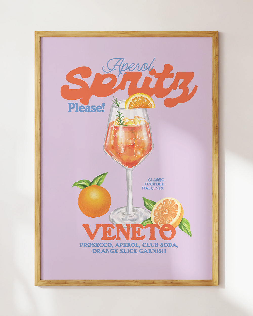 Aperol Spritz Please! Art Print Online Australia