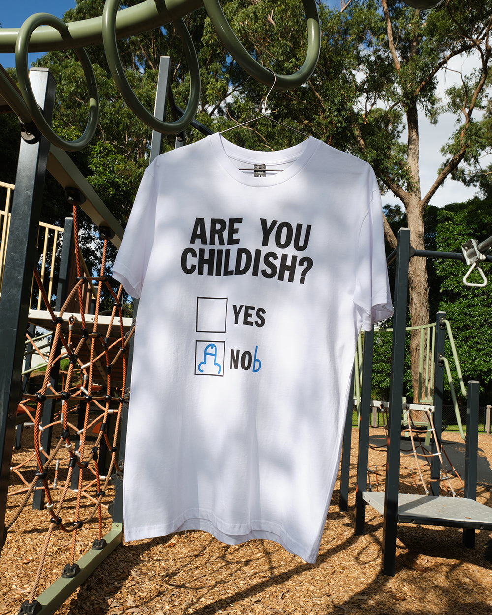 Are You Childish? T-Shirt Australia Online #colour_white