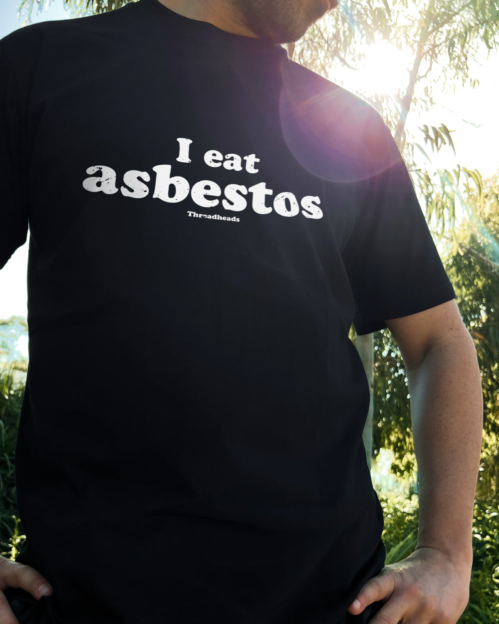 I Eat Asbestos T-Shirt Australia Online #colour_black
