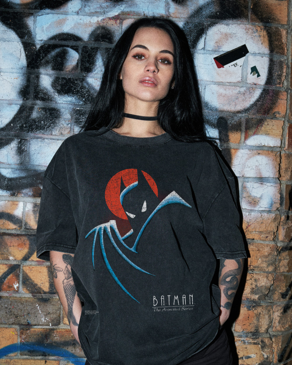 Batman The Animated Series Logo T-Shirt Australia Online