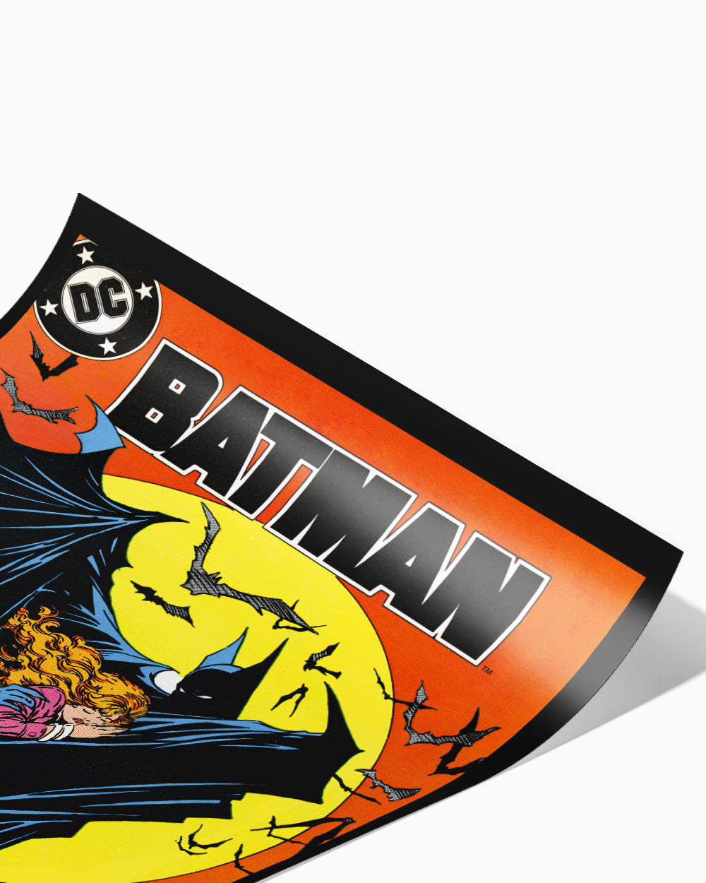 Batman Hero Art Print #colour_Black