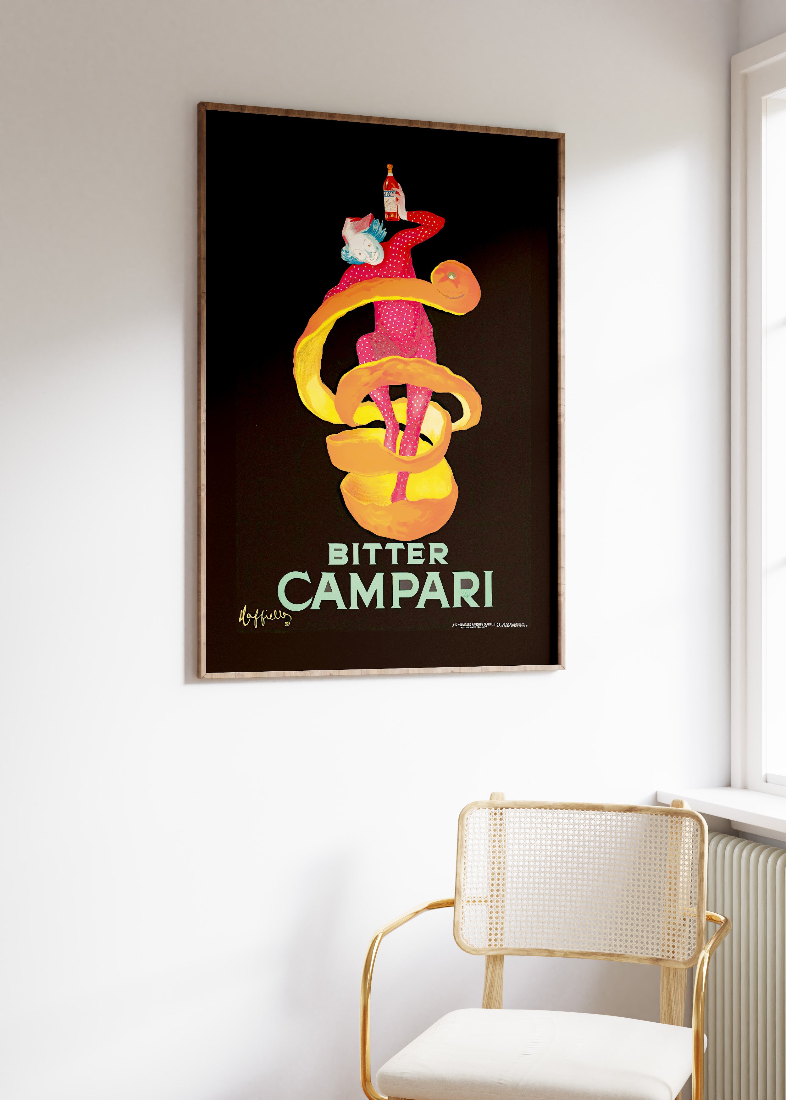 Bitter Campari Art Print Online Australia #colour_black