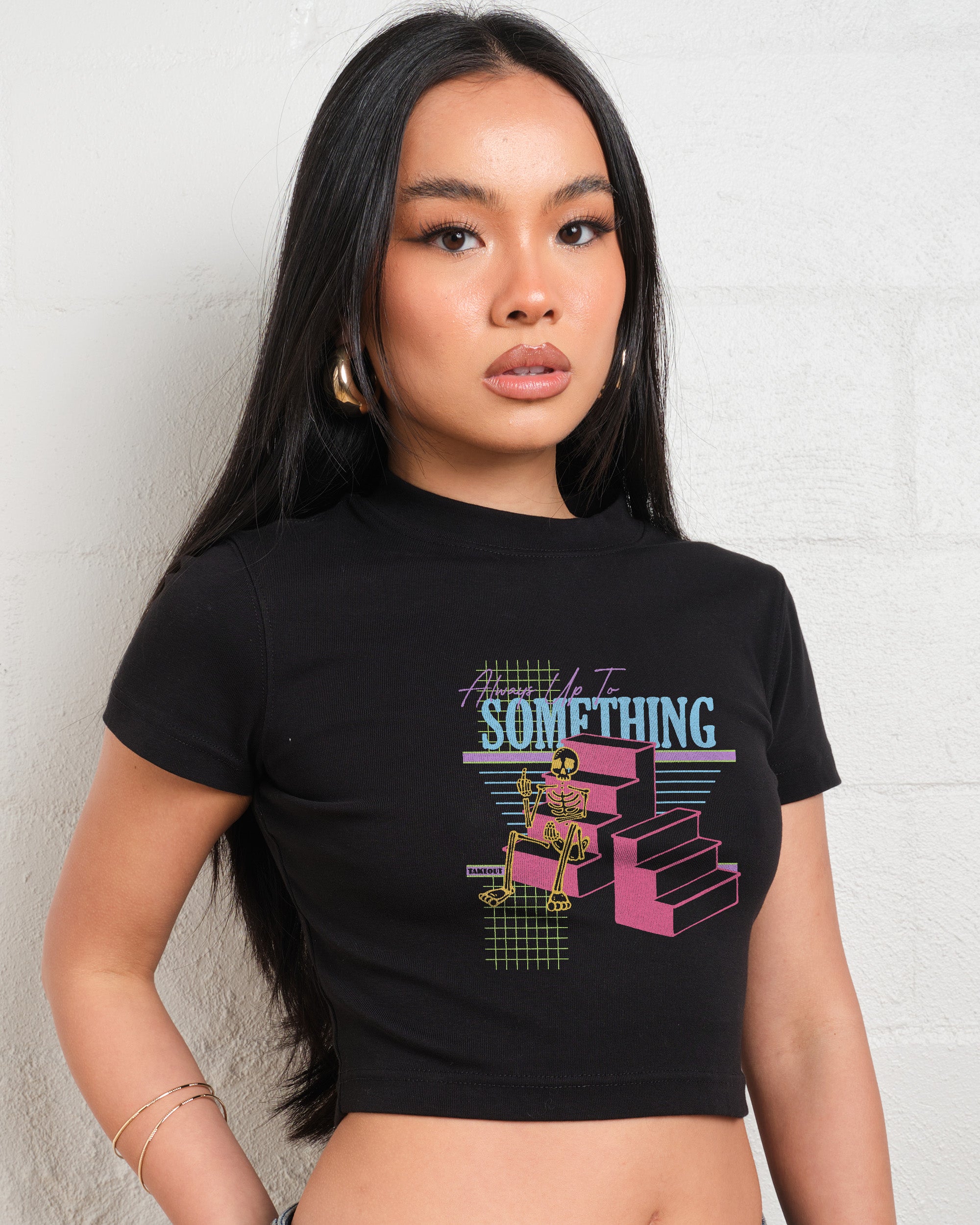 Always Up To Something Baby Tee Online Australia