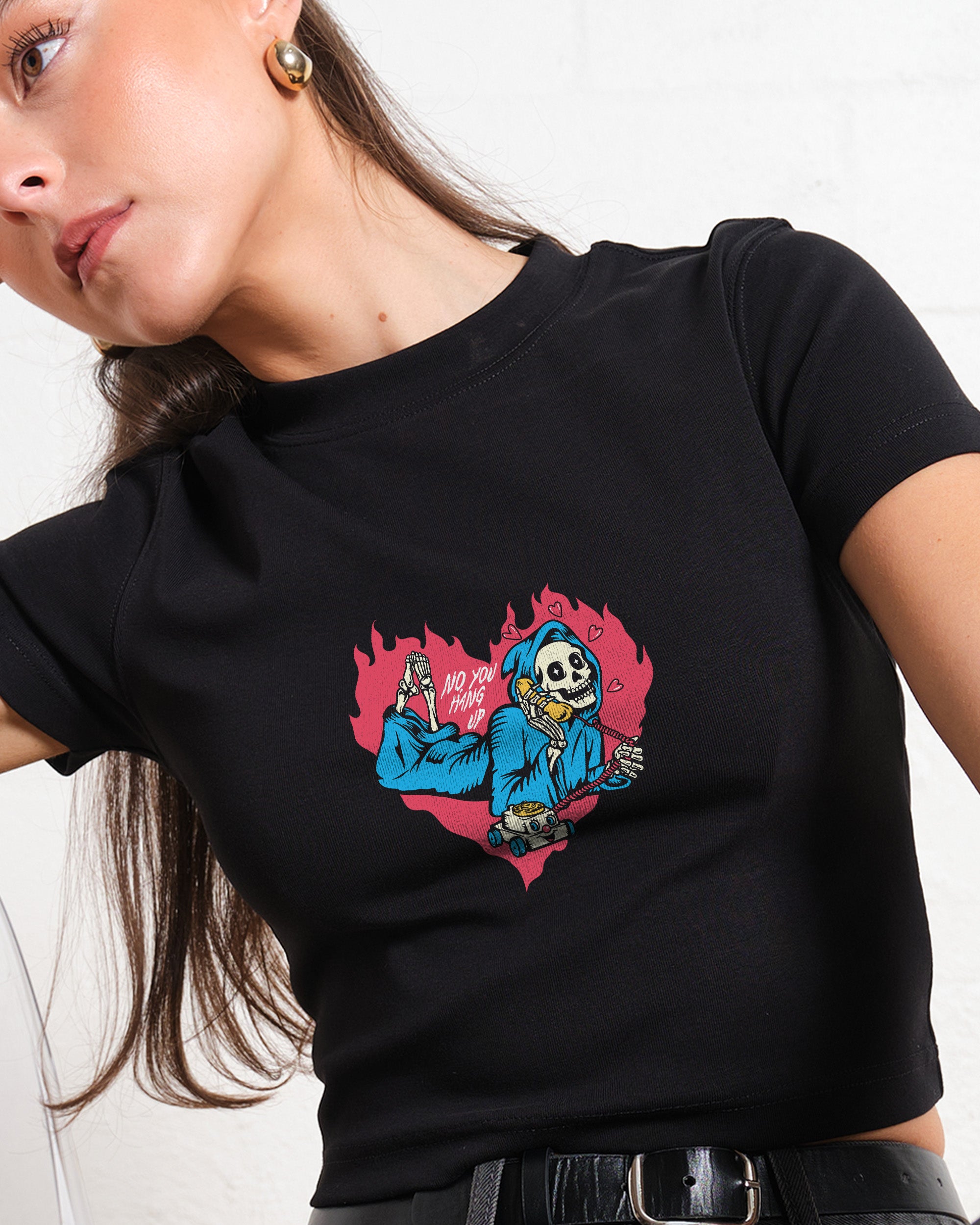No You Hang Up Baby Tee Graphic Baby Tee Australia Online