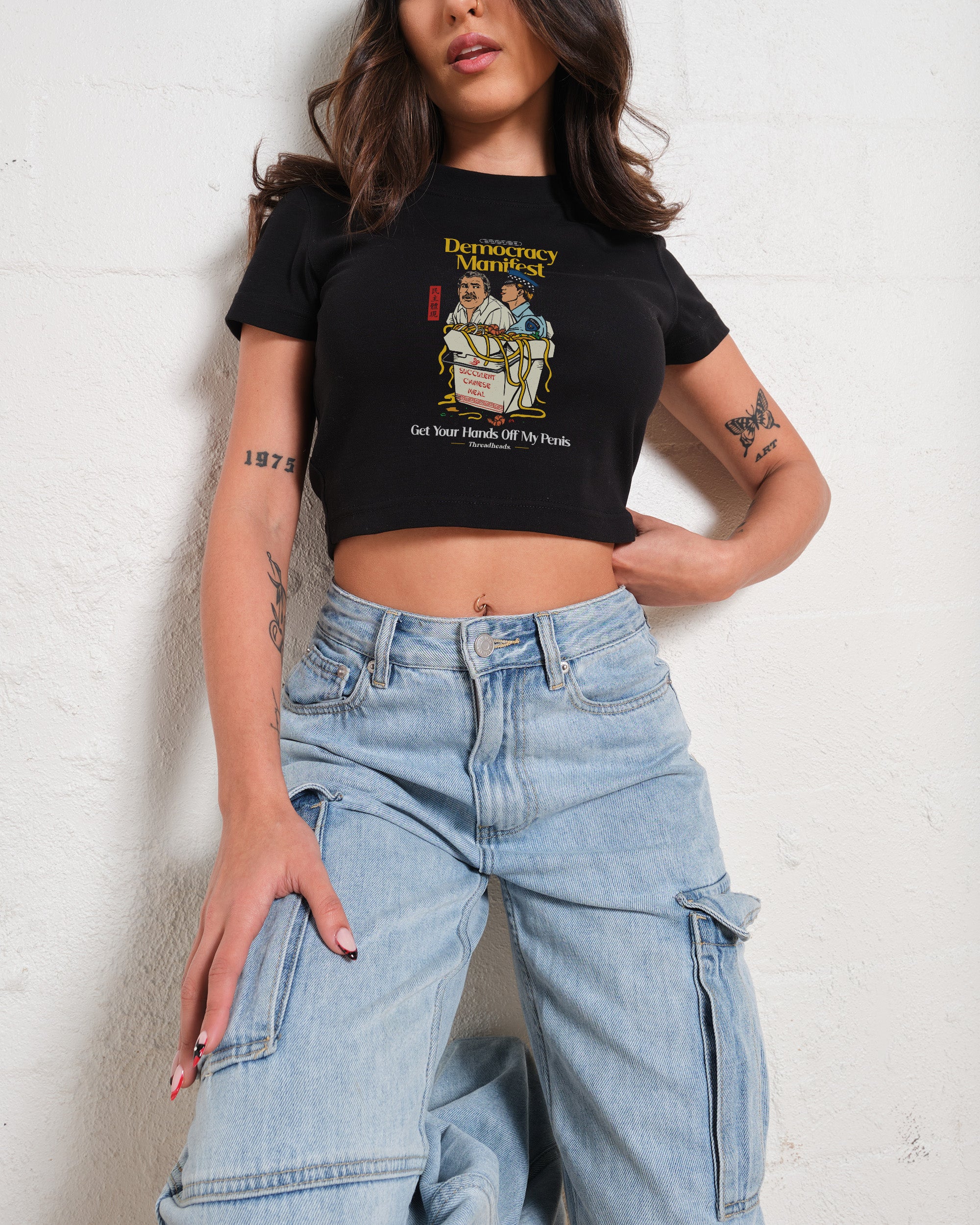 Democracy Manifest Volume II Baby Tee Graphic Baby Tee Australia Online