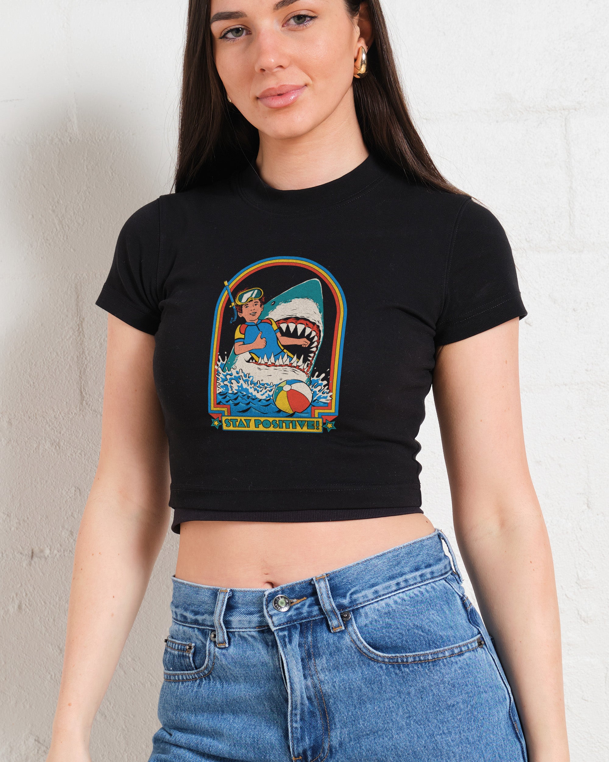 Stay Positive Baby Tee Graphic Baby Tee Australia Online