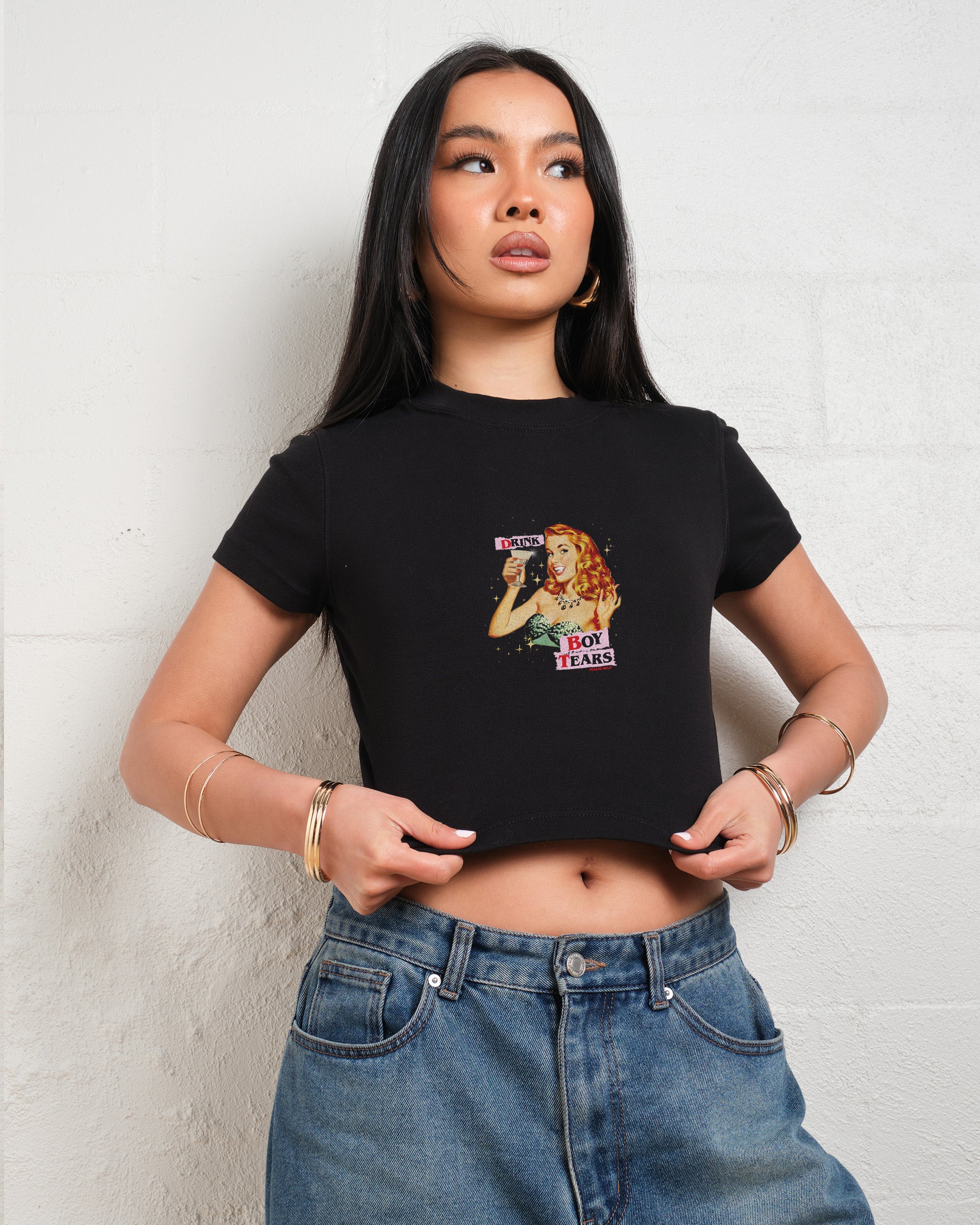 Drink Boy Tears Baby Tee Graphic Baby Tee Australia Online