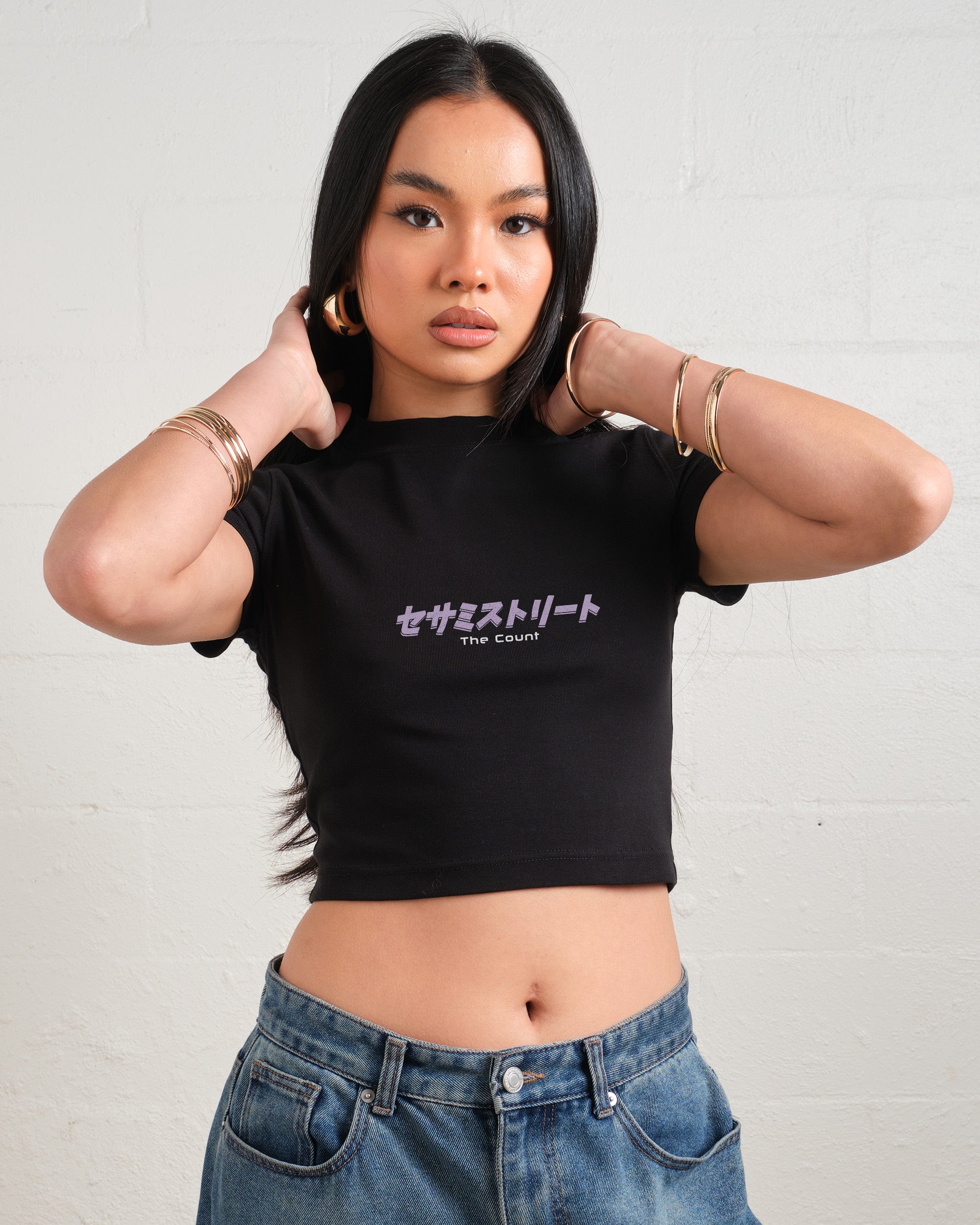 Japan Count Front and Back Baby Tee Graphic Baby Tee Australia Online