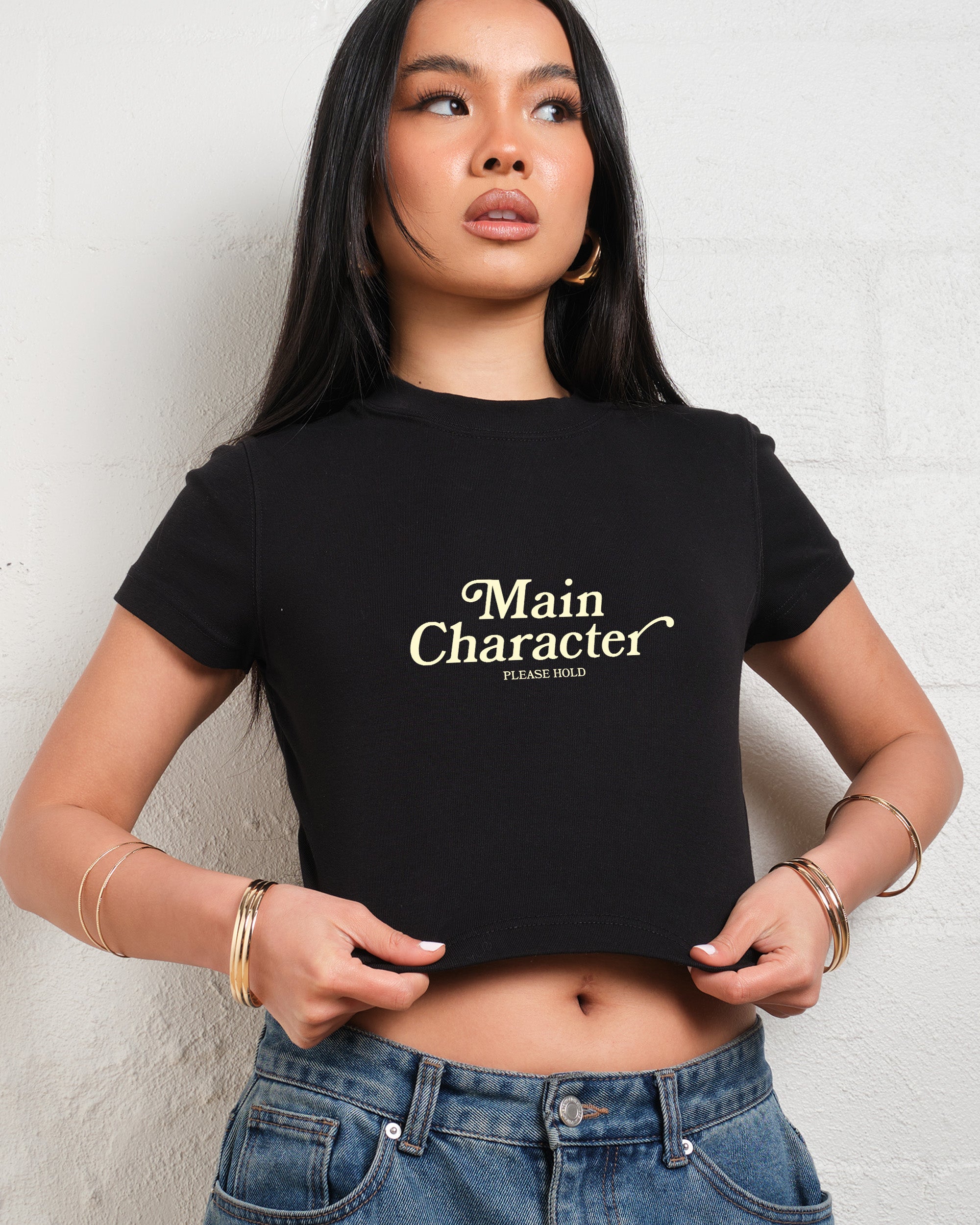 Main Character Baby Tee Graphic Baby Tee Australia Online