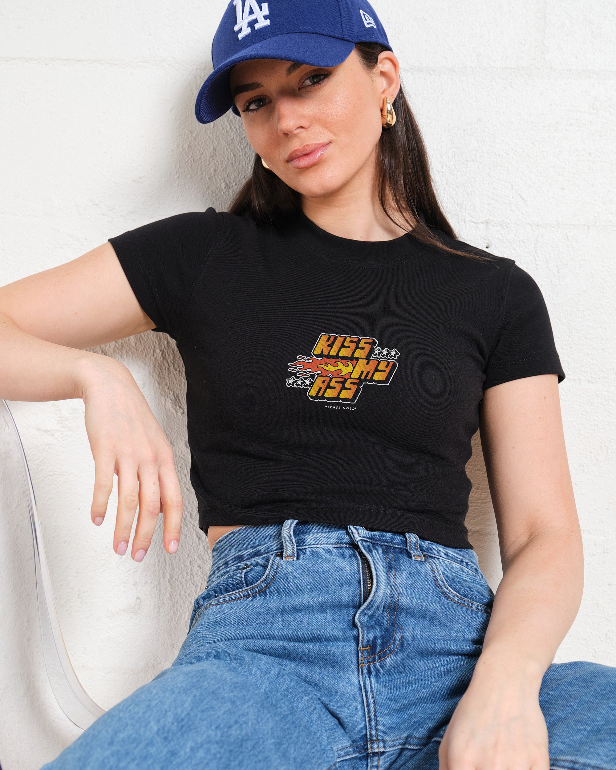 Kiss My Ass Baby Tee Graphic Baby Tee Australia Online