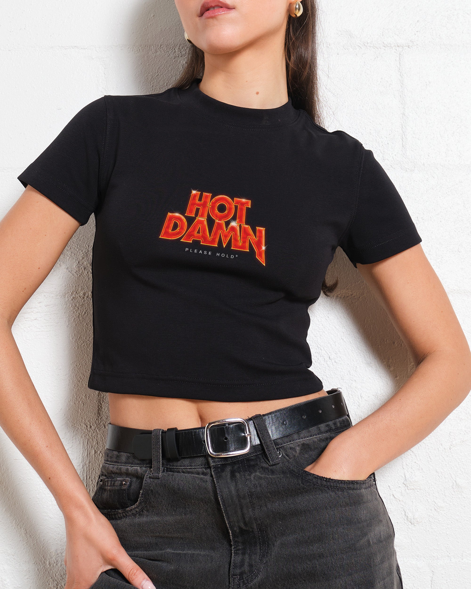Hot Damn Baby Tee Graphic Baby Tee Australia Online