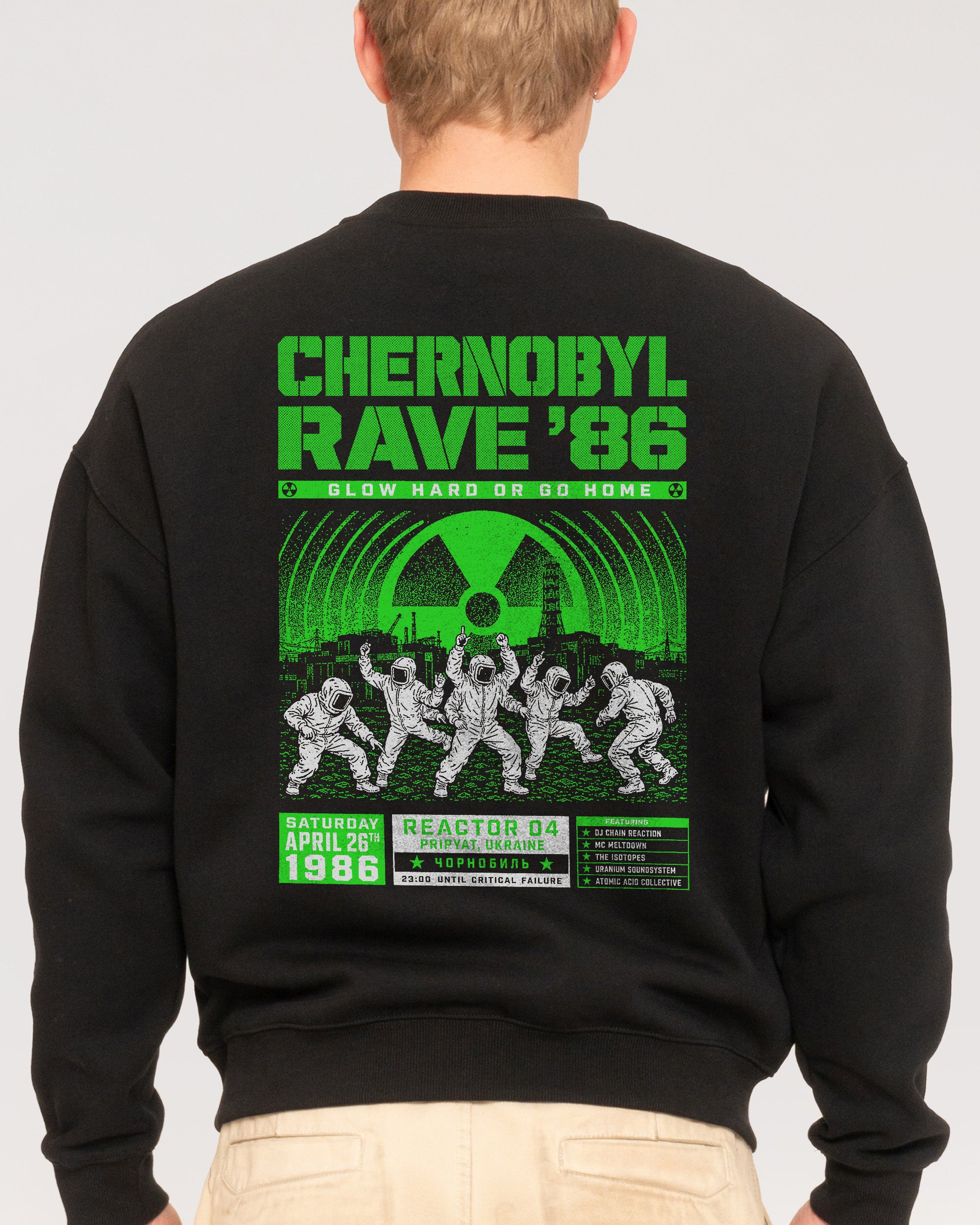 Chernobyl Rave '86 Black Sweatshirt