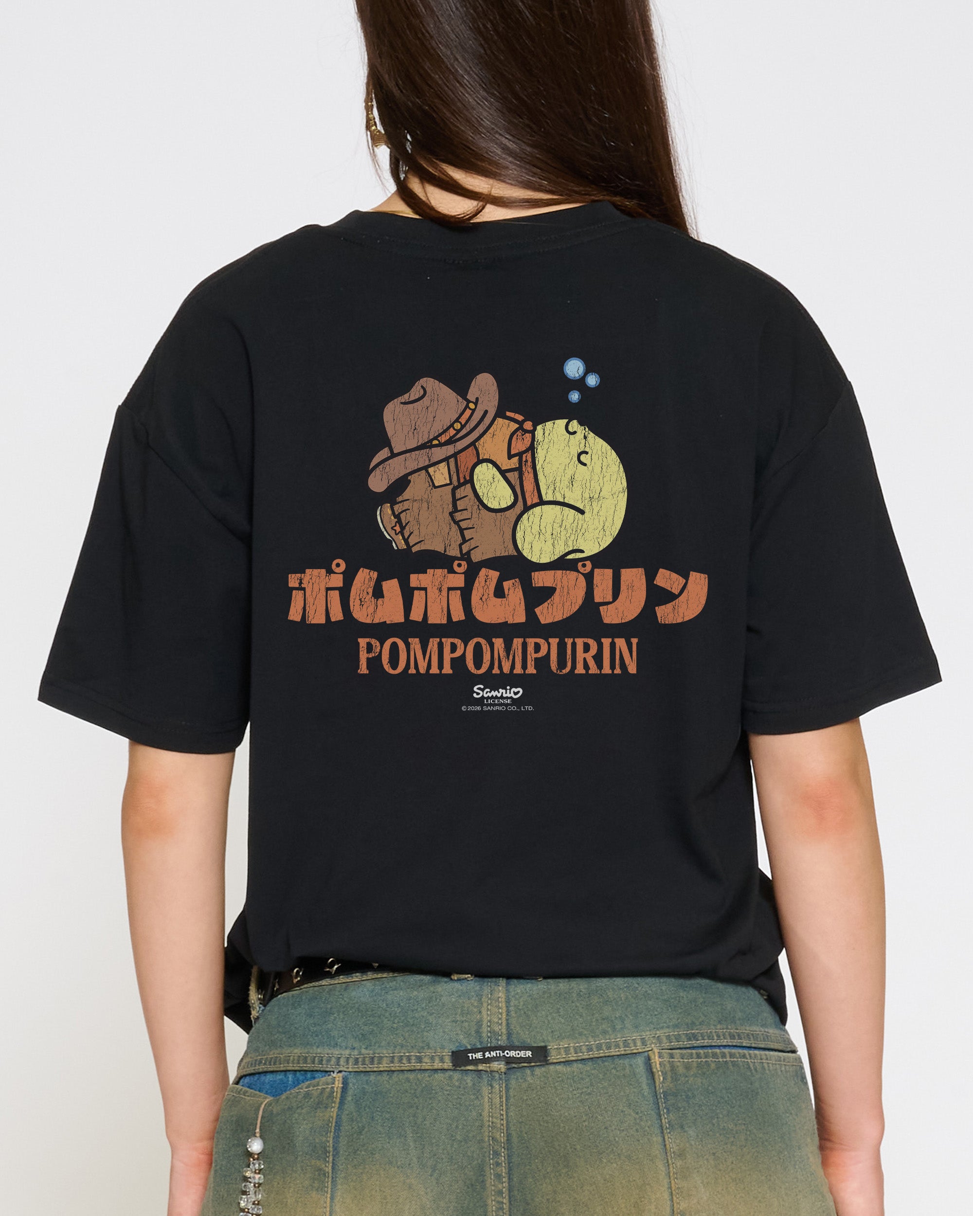 Pompompurin Yeehaw T-Shirt Official Hello Kitty and Friends collab Threadheads