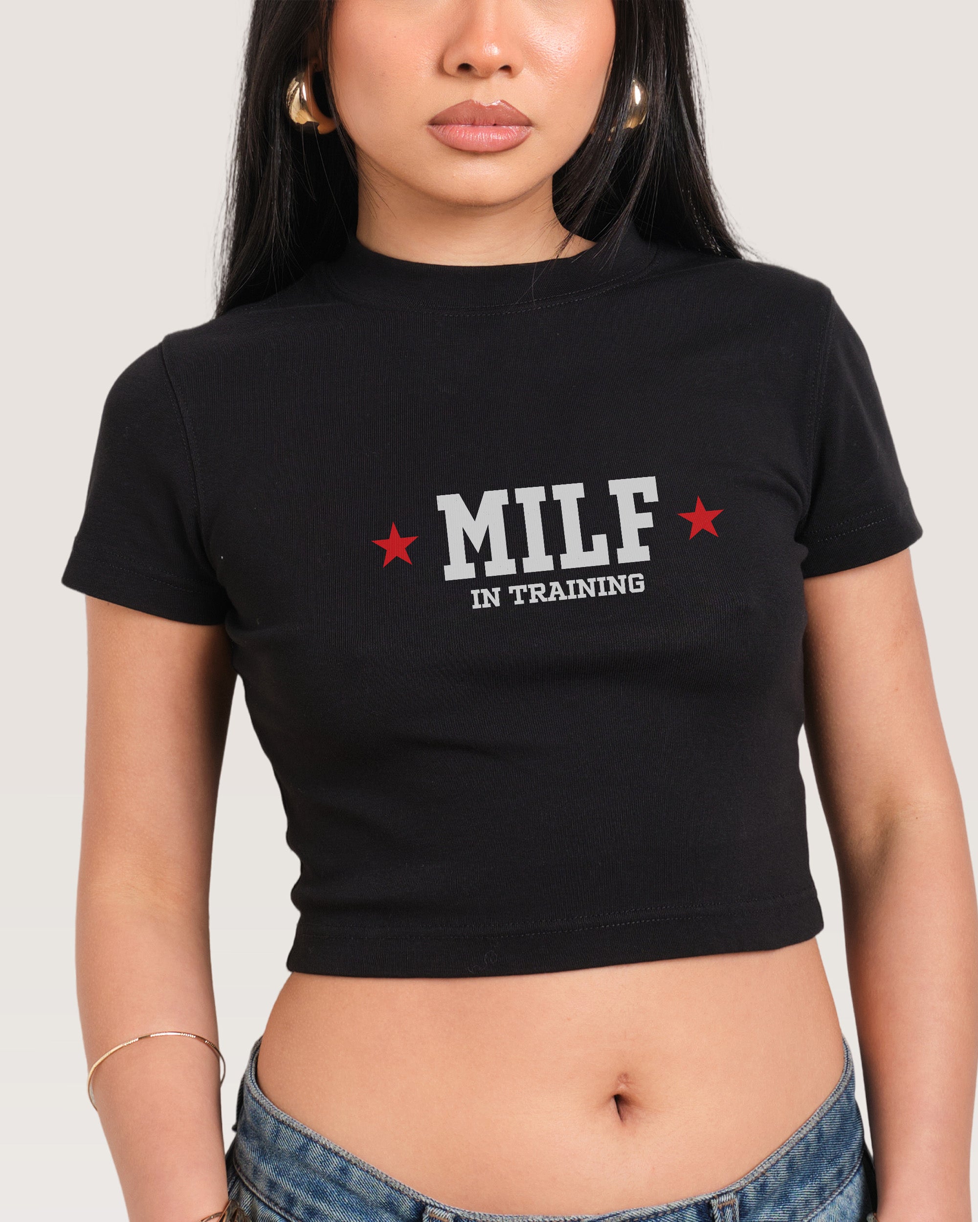 Milf in Training Baby Tee