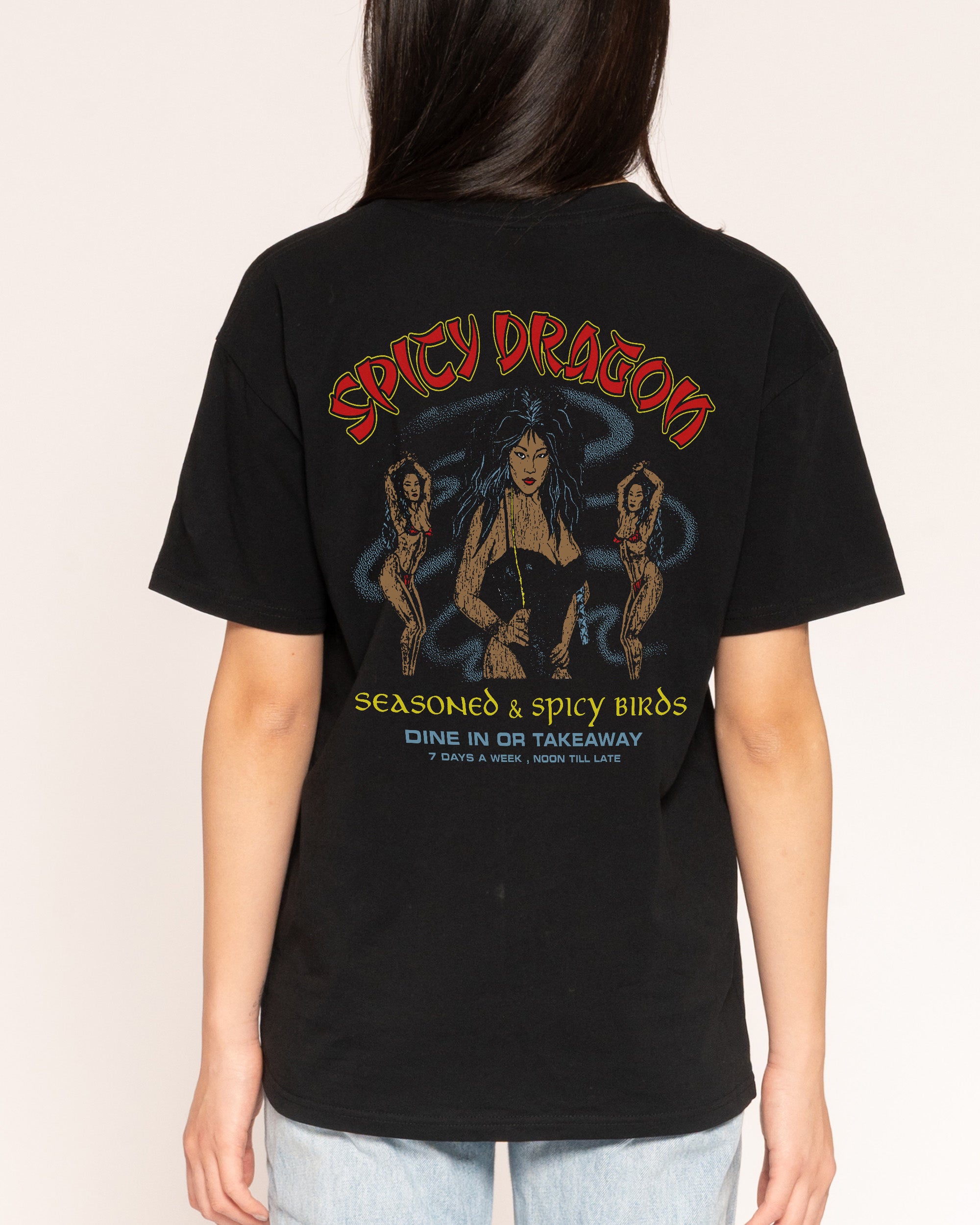 Spicy Dragon Black T-Shirt