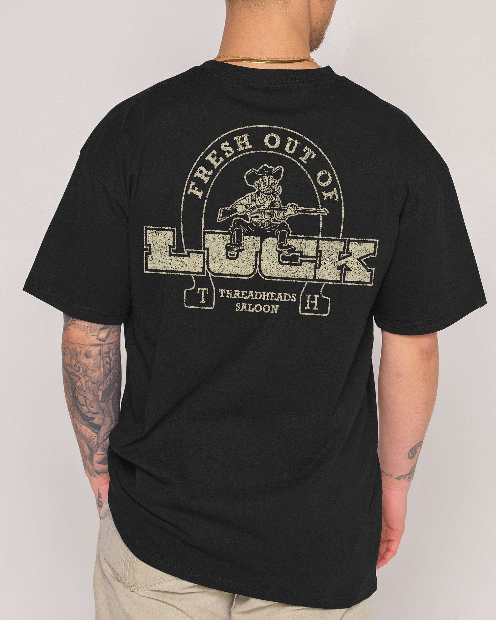 Fresh Out of Luck Black T-Shirt