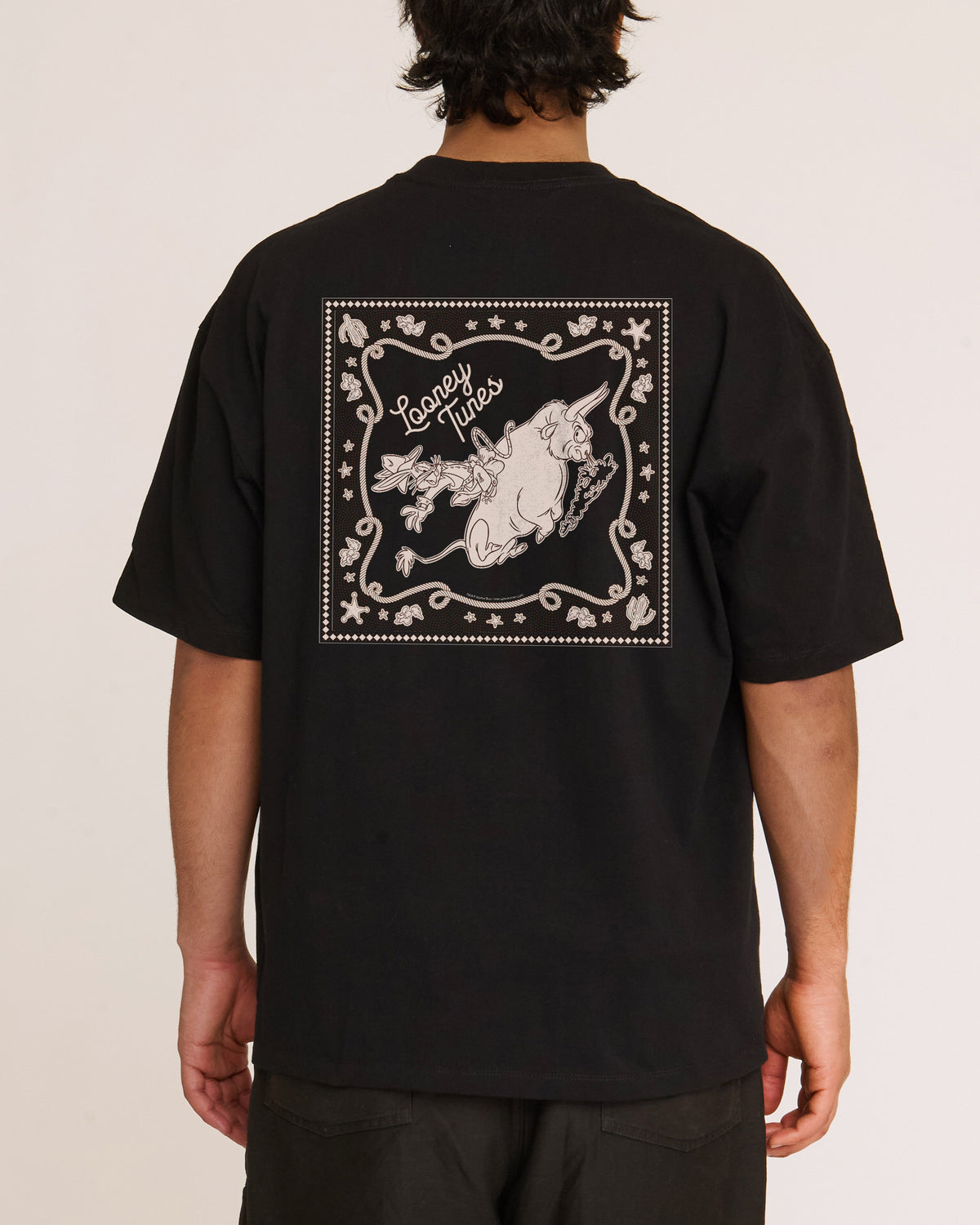 Bugs Rodeo Black T-Shirt