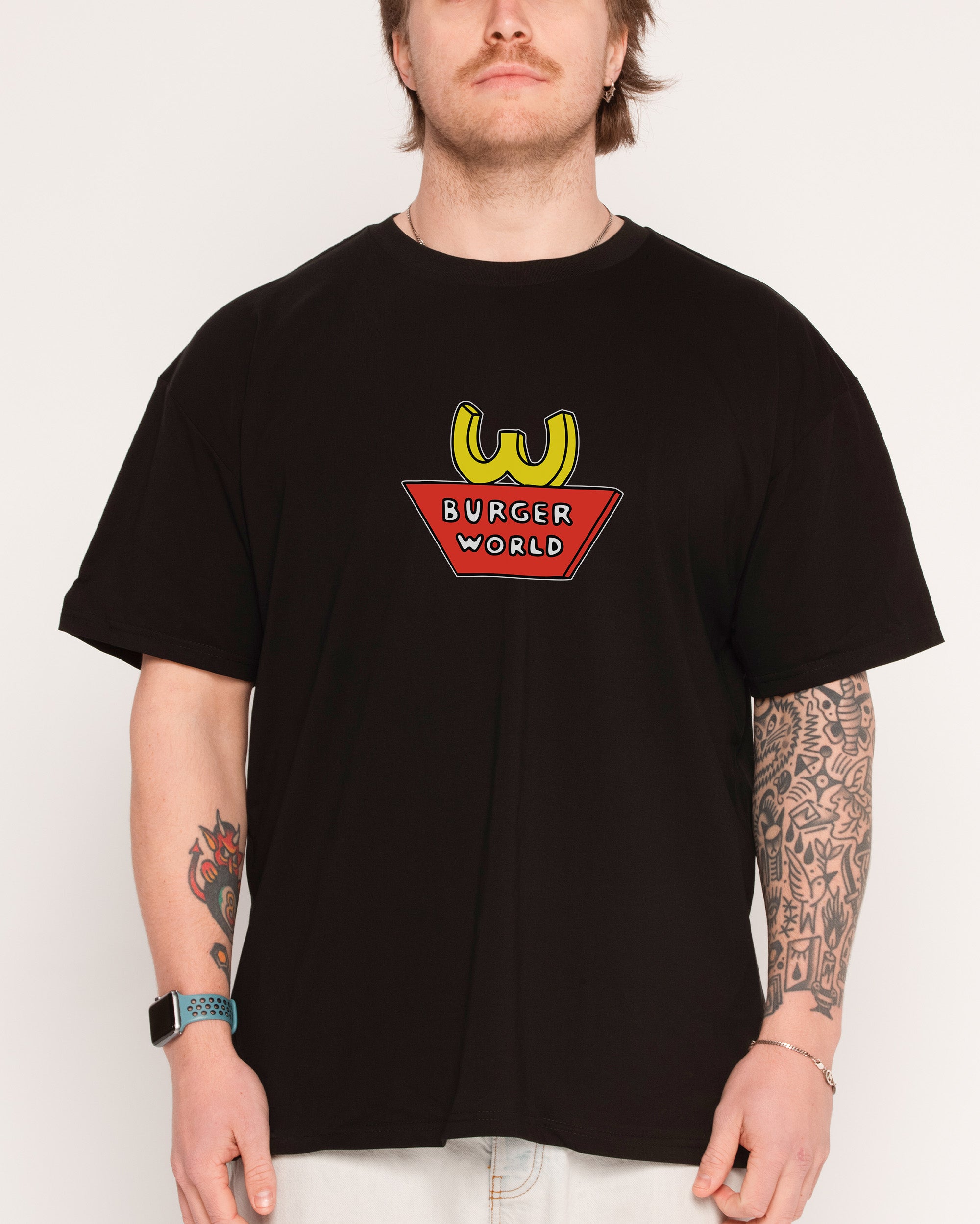 Burger World Oversized Tee Threadheads Australia Online