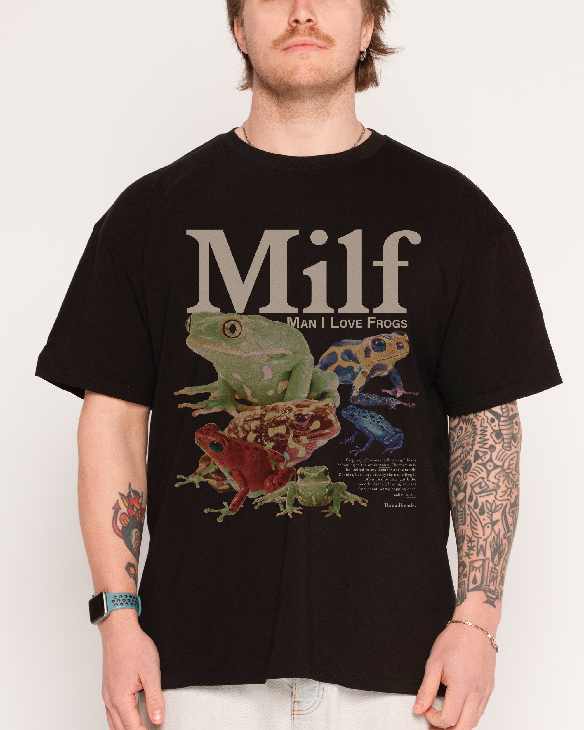 Man I Love Frogs T-Shirt Threadheads Australia Online