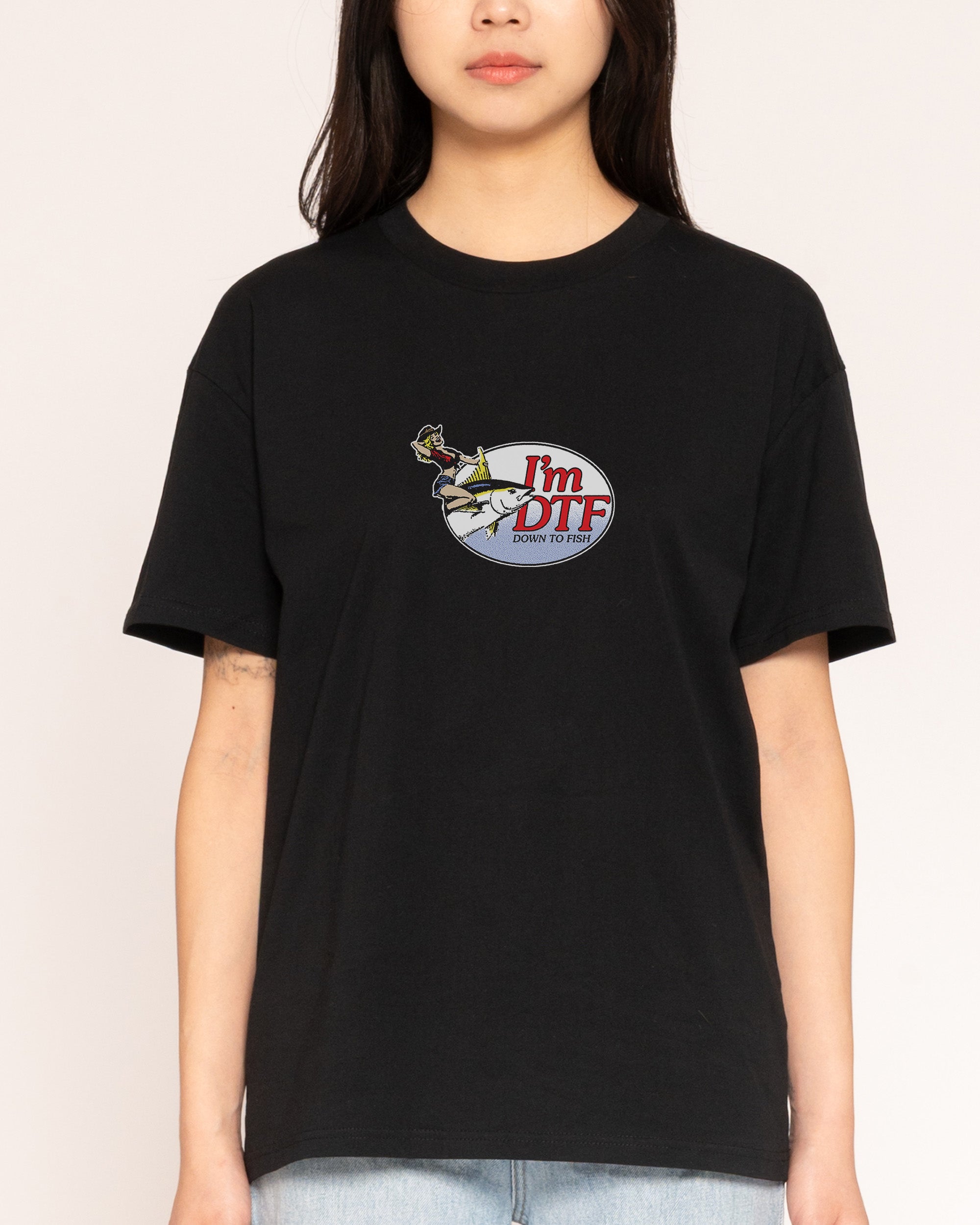 I'm DTF! Black T-Shirt