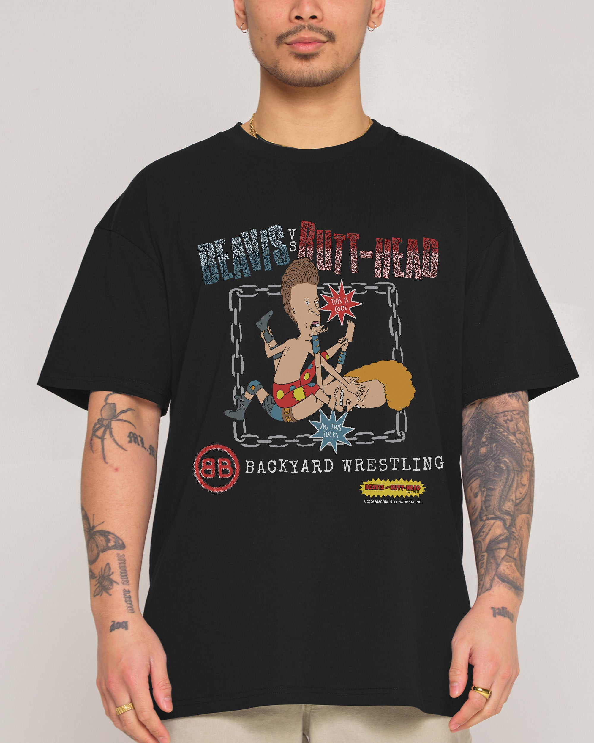Backyard Wrestling Black T-Shirt