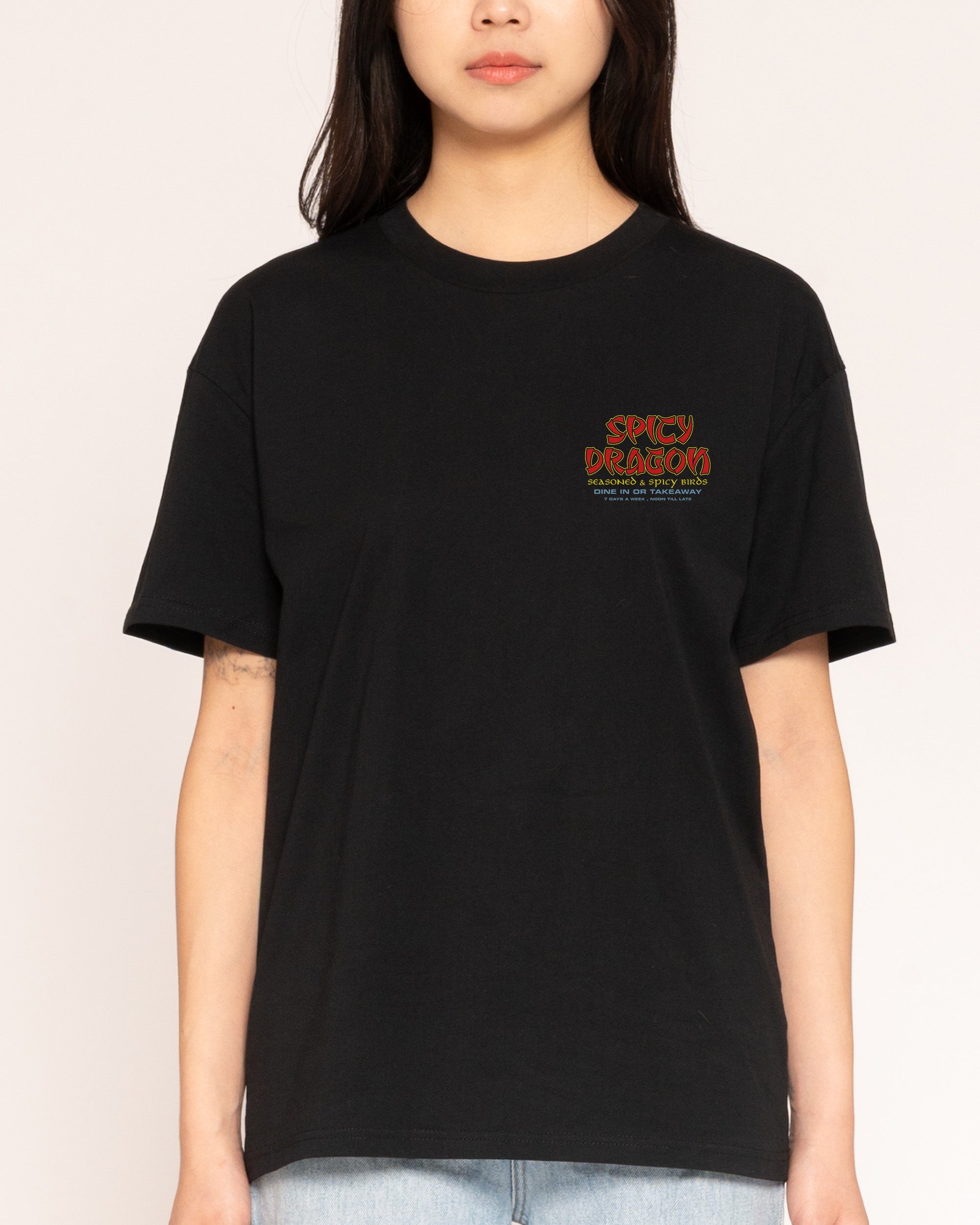 Spicy Dragon Black T-Shirt