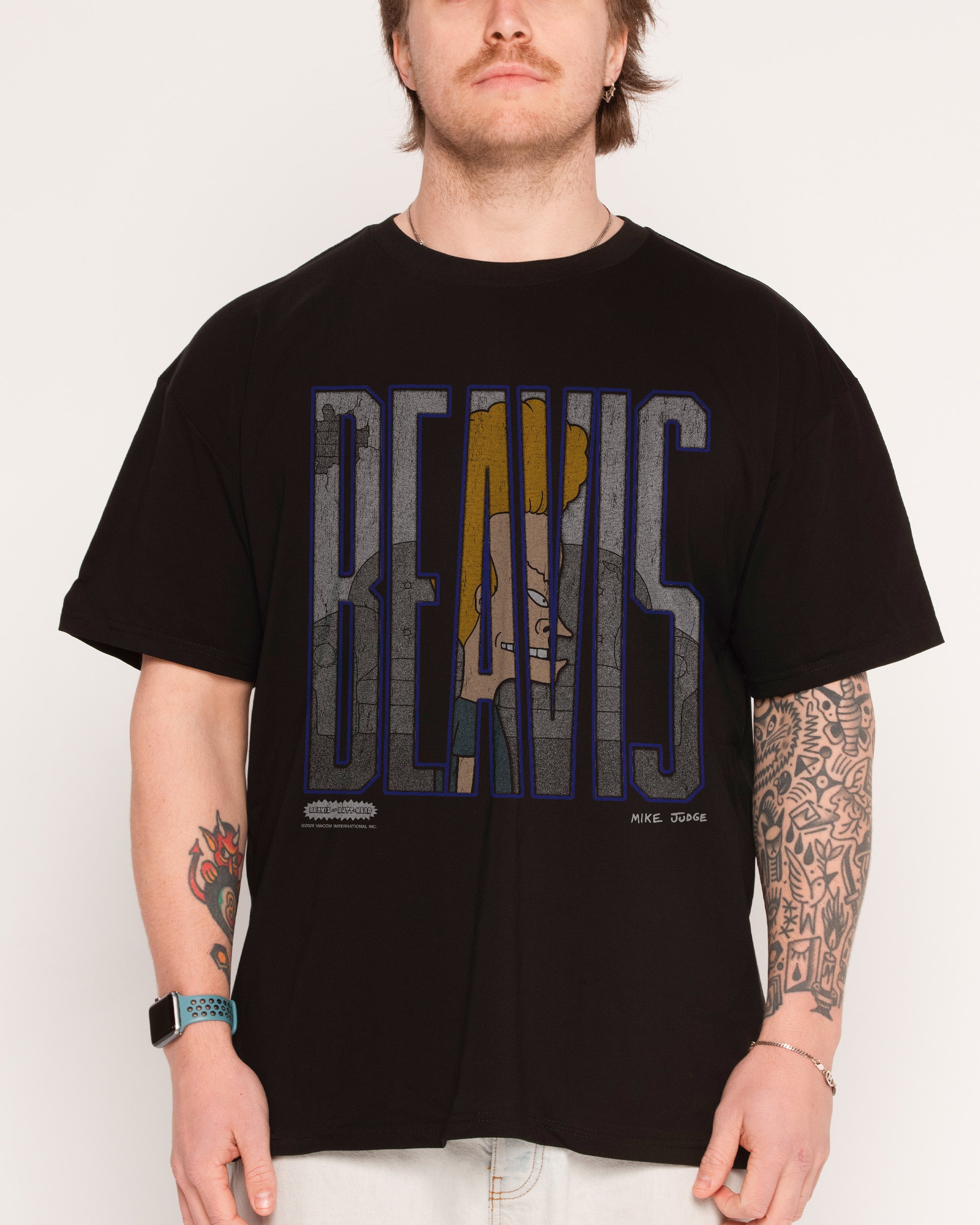 Beavis Black T-Shirt