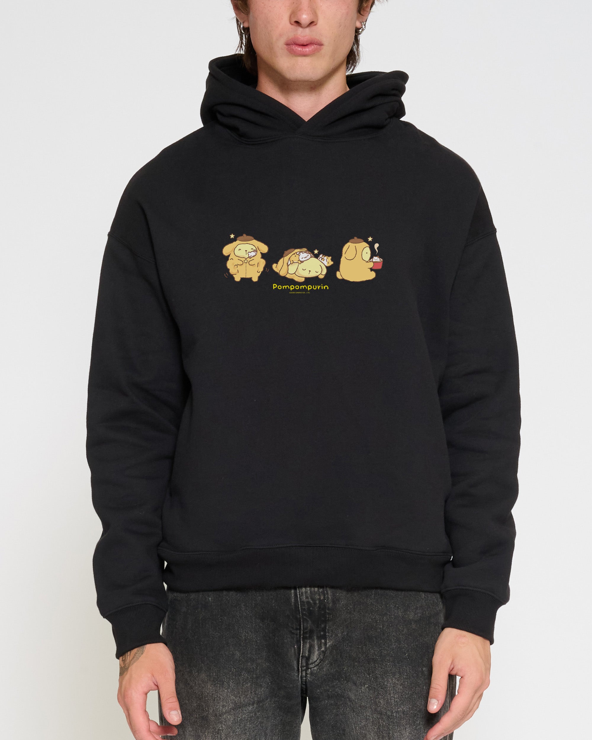 Pompompurin Nap Hoodie Official Hello Kitty and Friends collab Threadheads