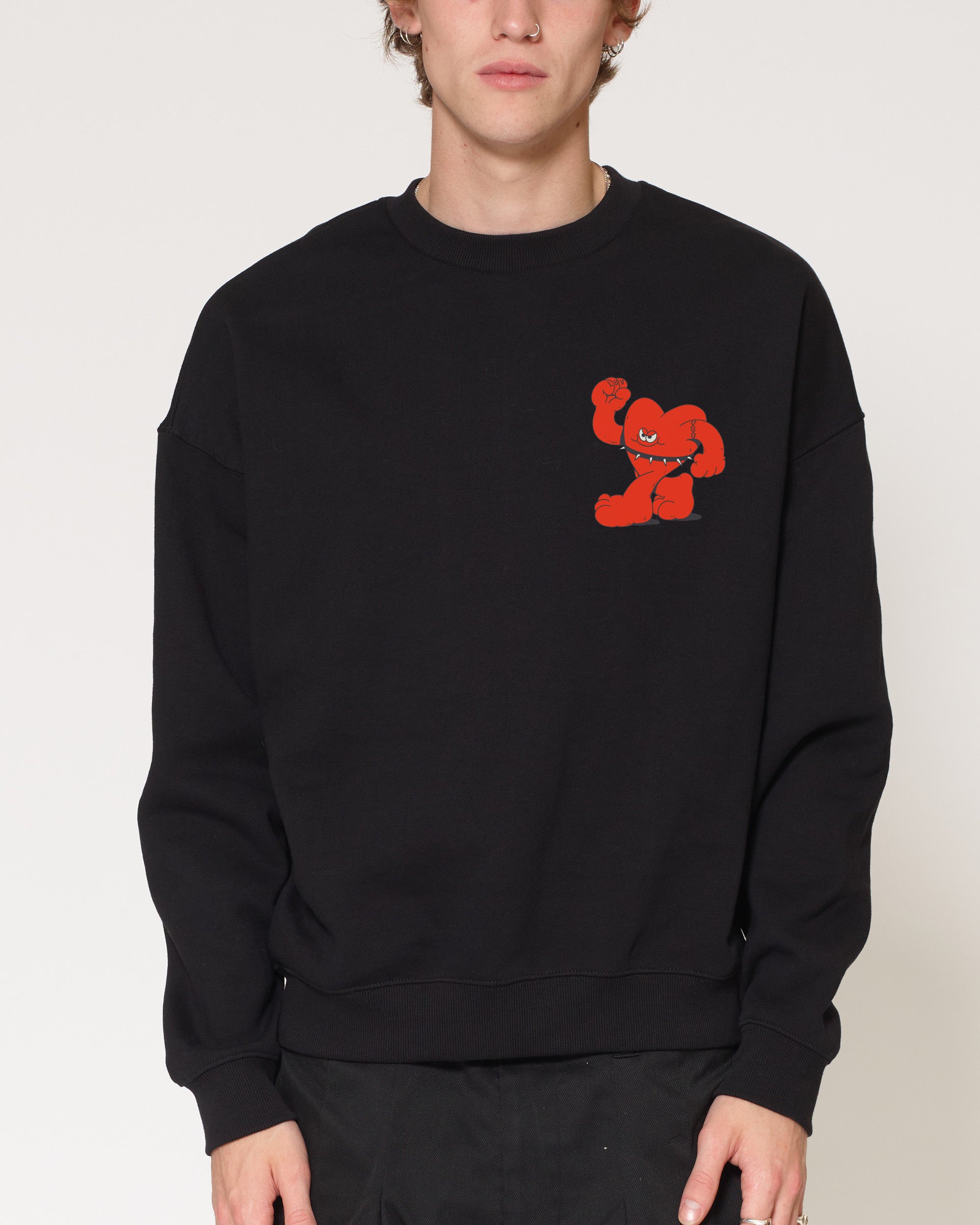 Hardcore Heartcore Black Sweatshirt