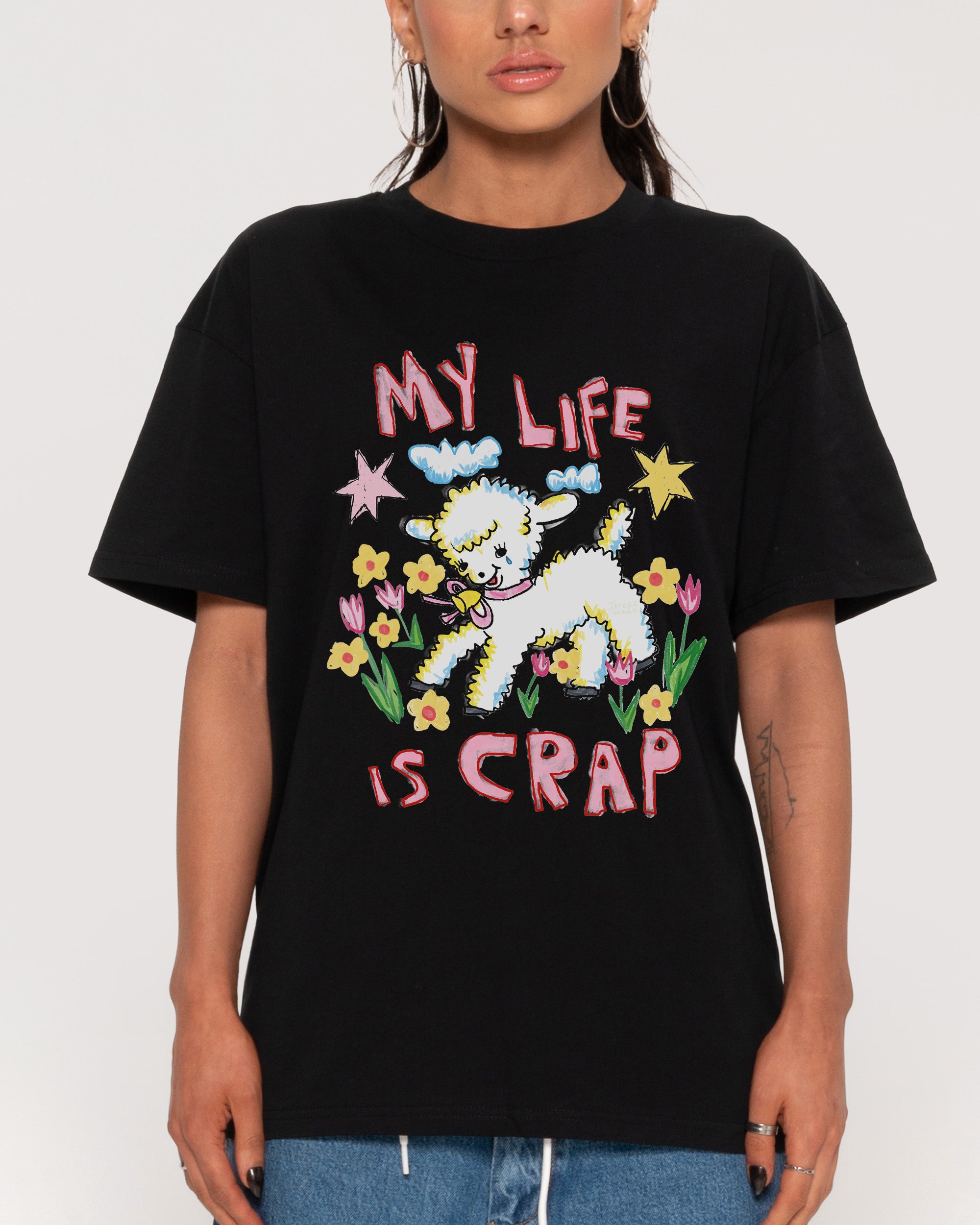 My Life is Crap Black T-Shirt