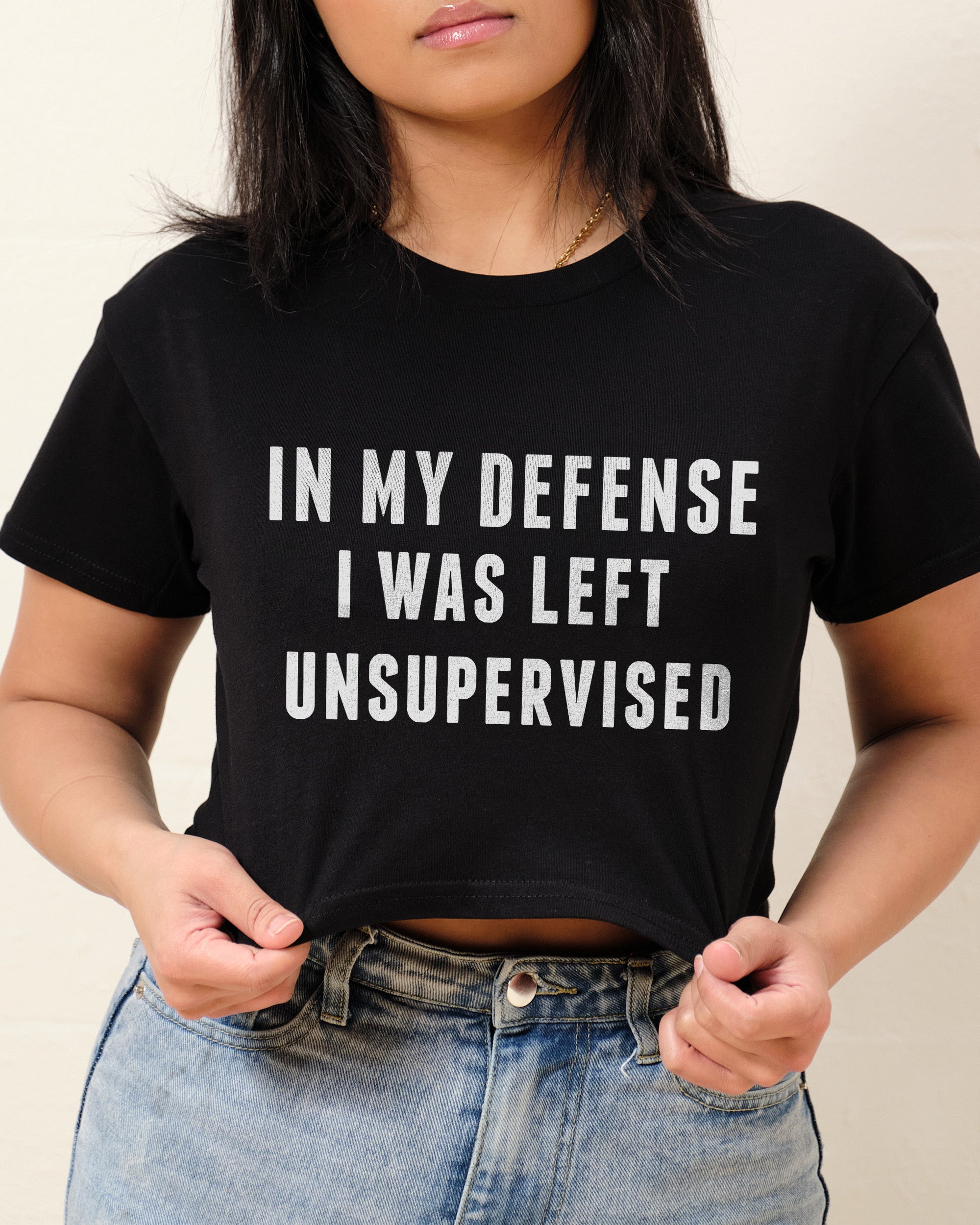 Left Unsupervised Crop Tee Australia Online