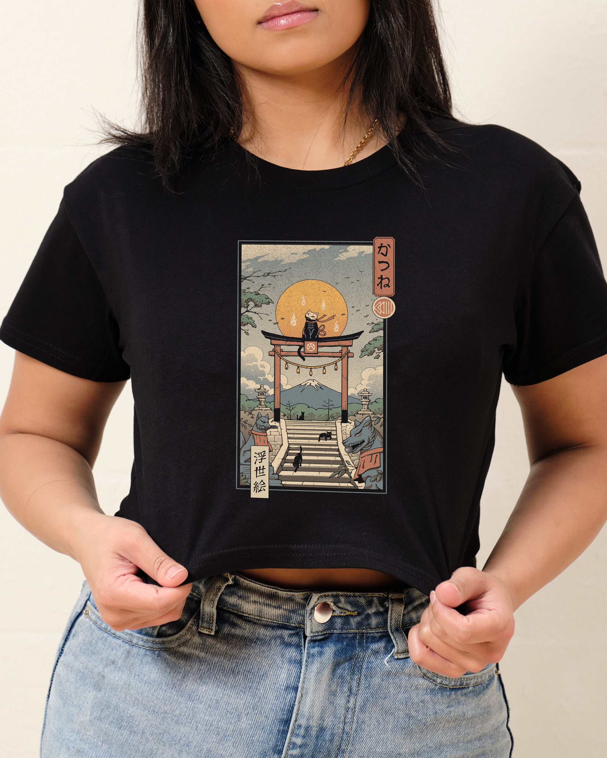 Catsune Inari Crop Tee