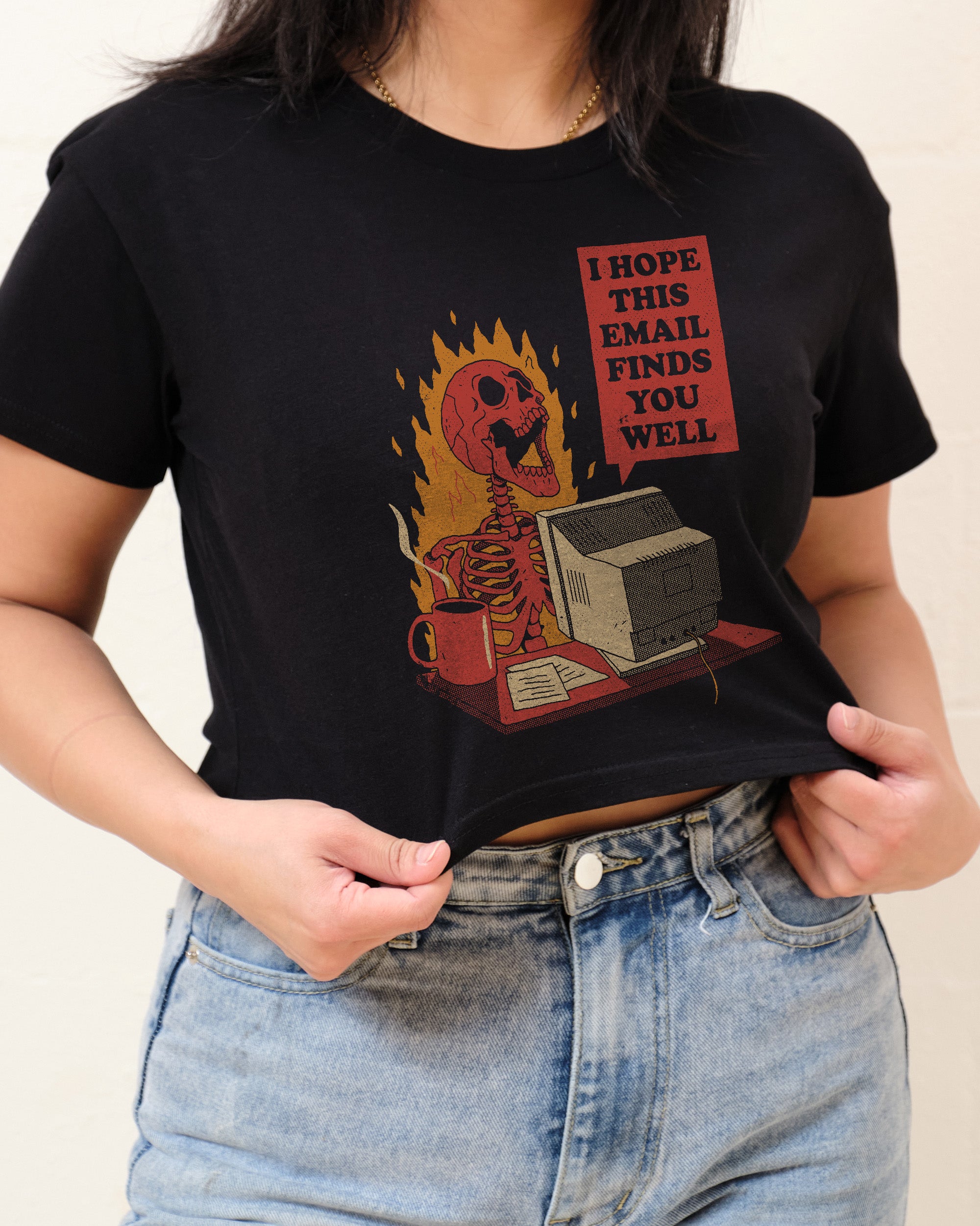 You Got Mail Crop Tee Australia Online