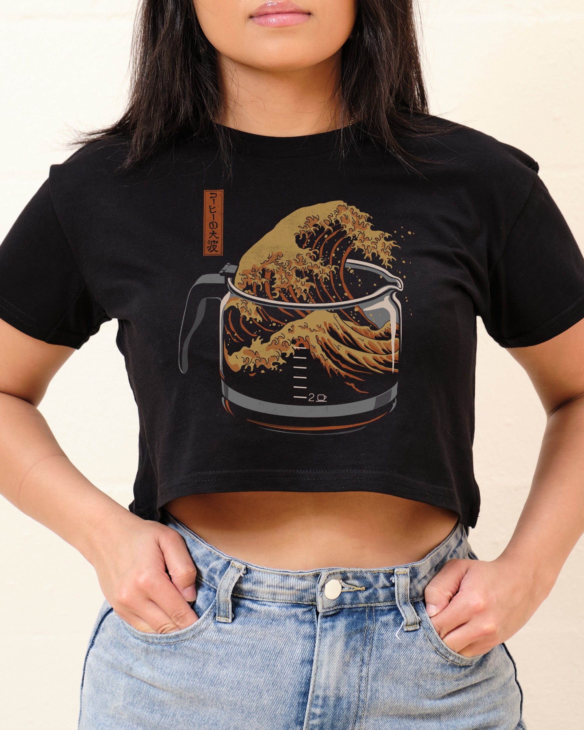 The Great Wave of Coffee Crop Tee Australia Online