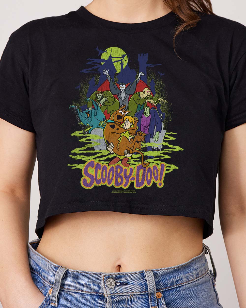 Zoinks Crop Tee Australia Online Black