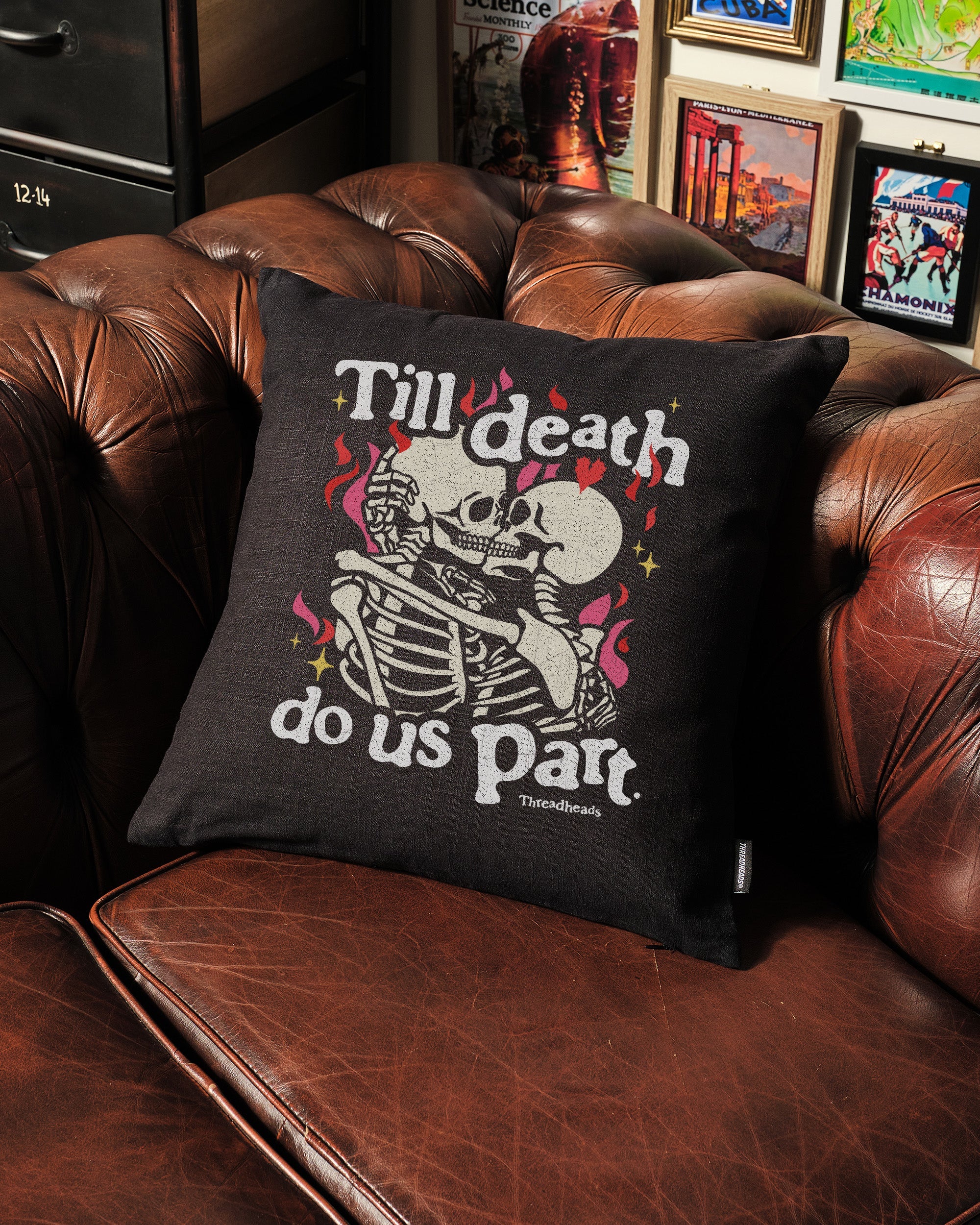 Till Death Do Us Part Cushion Australia Online Black