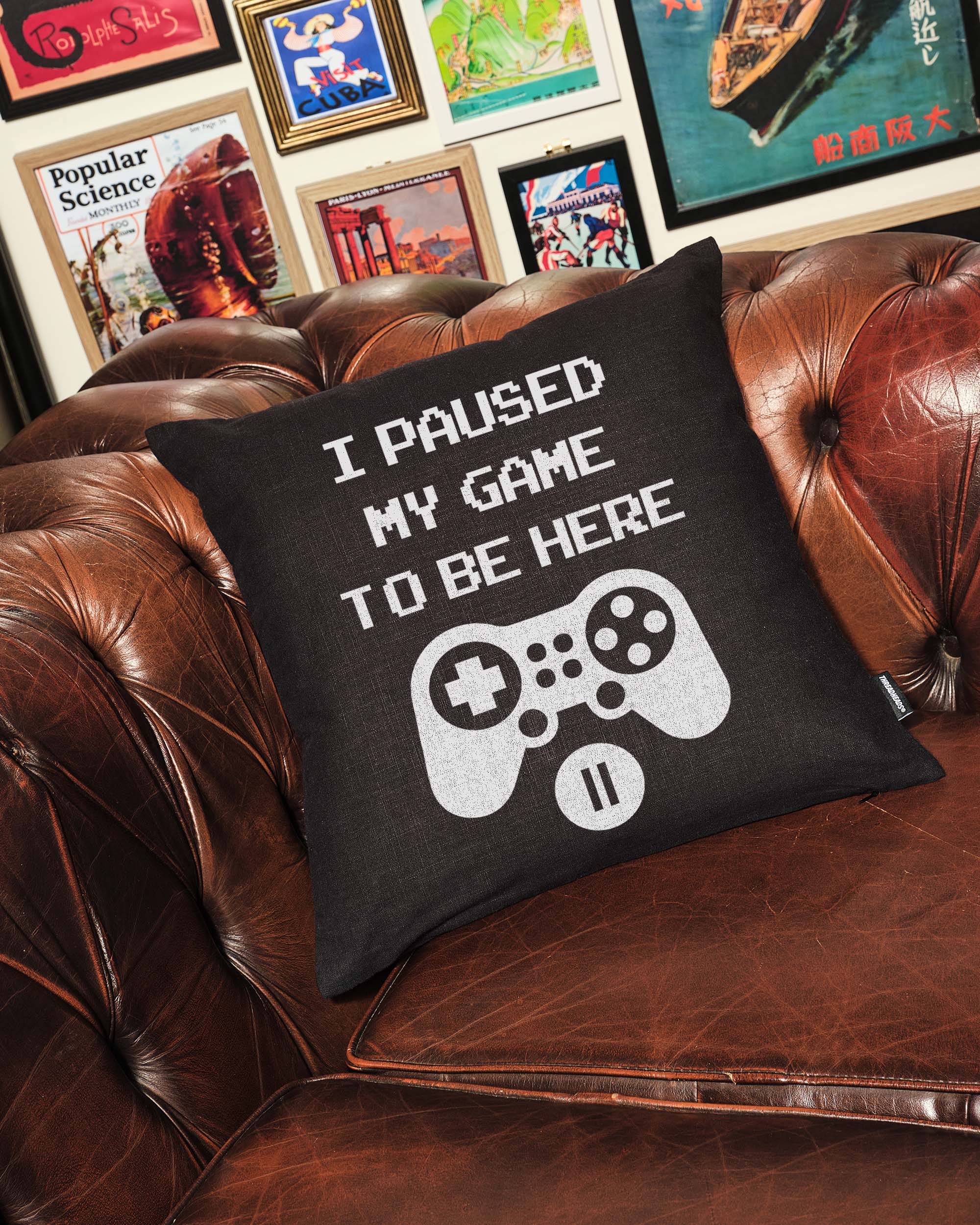 Paused My Game Cushion Australia Online