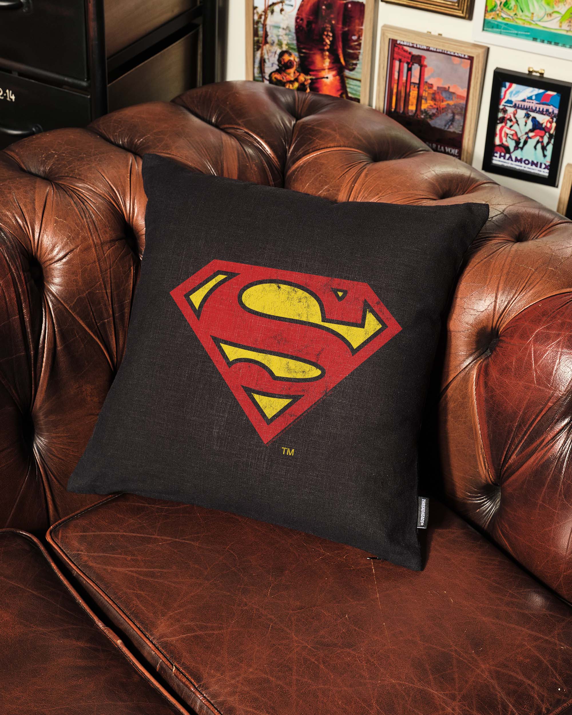 Superman Classic Logo Cushion Australia Online