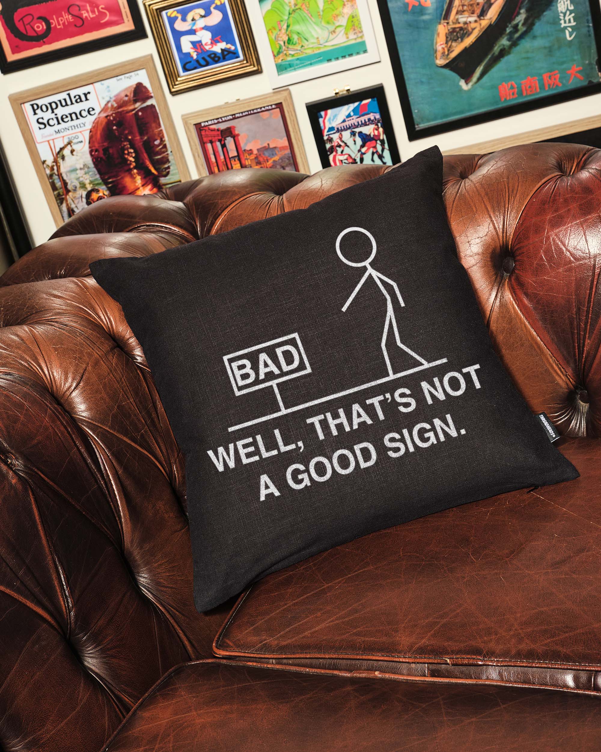 Not a Good Sign Cushion Australia Online