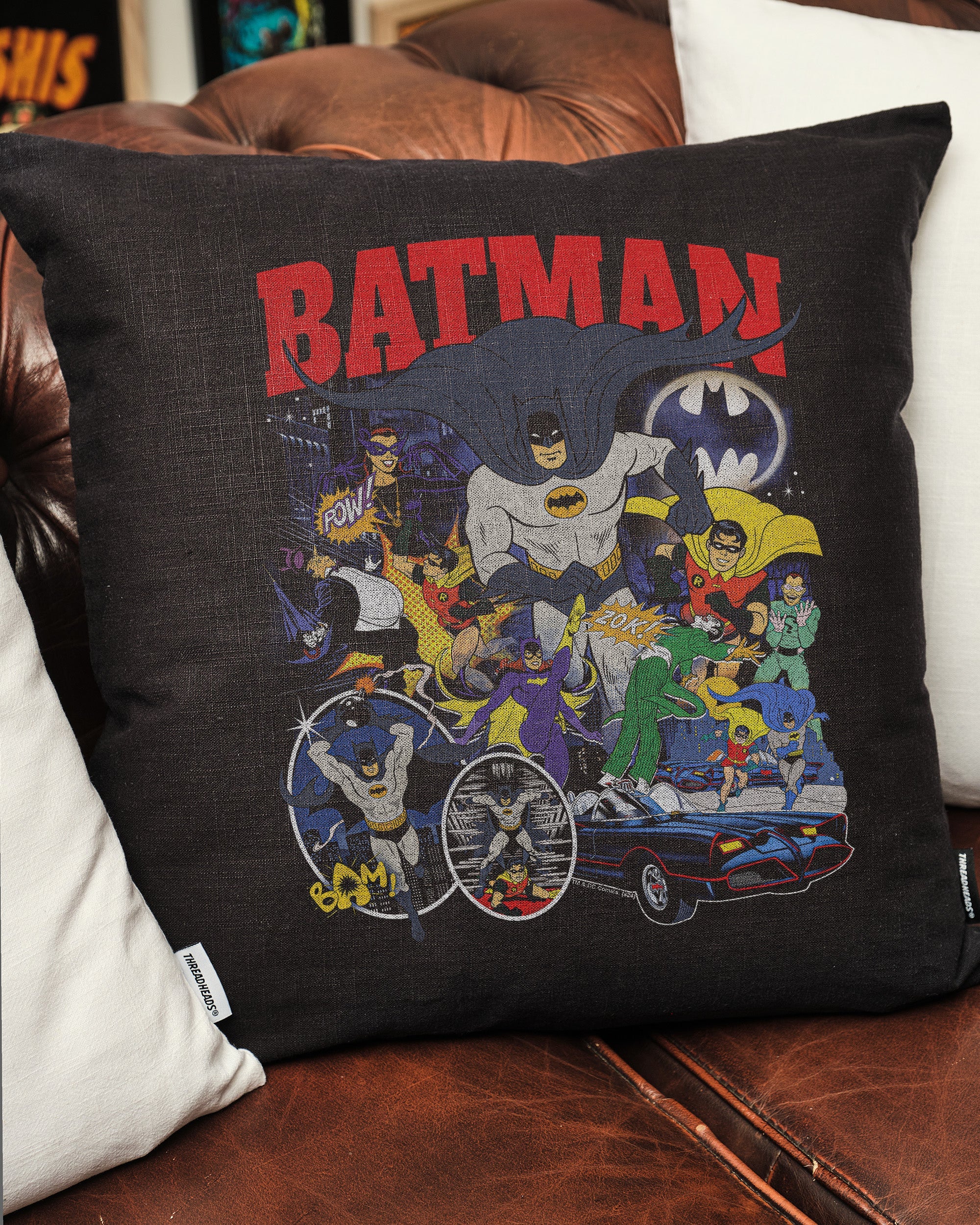 Batman Animated Bootleg Cushion Australia Online Black