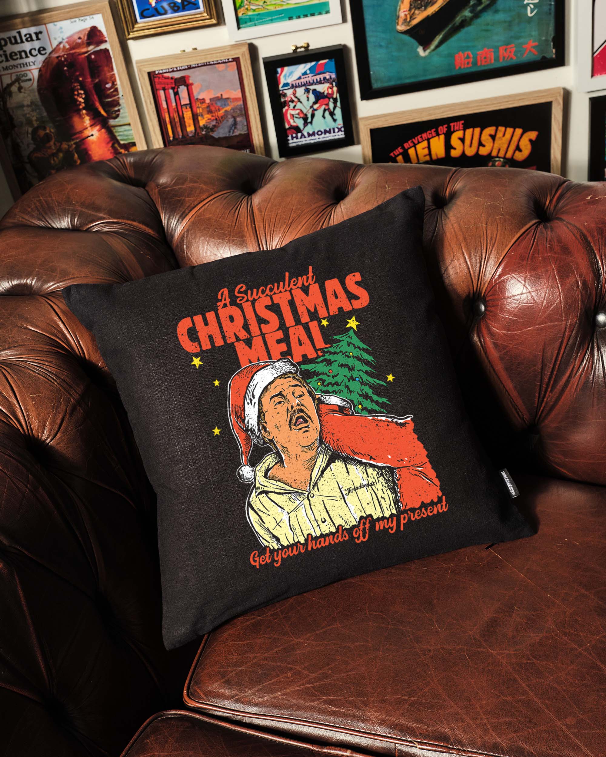 Succulent Christmas Meal Cushion Australia Online