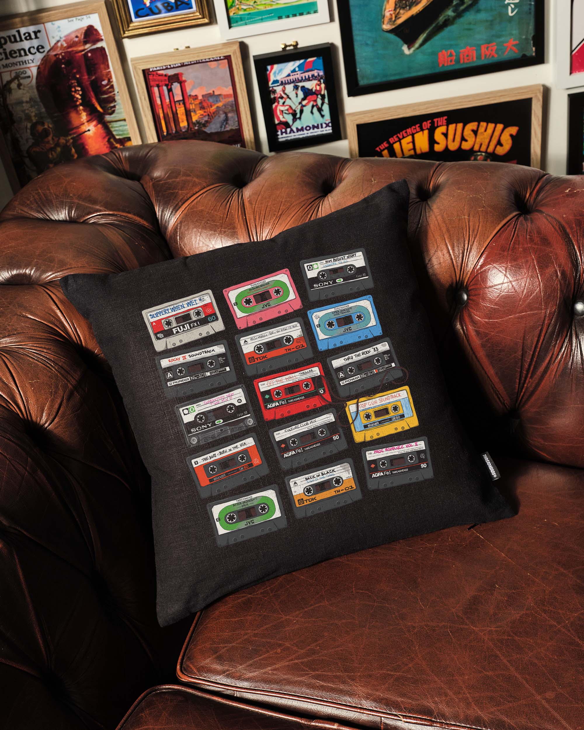 Cassette Tapes Cushion Australia Online