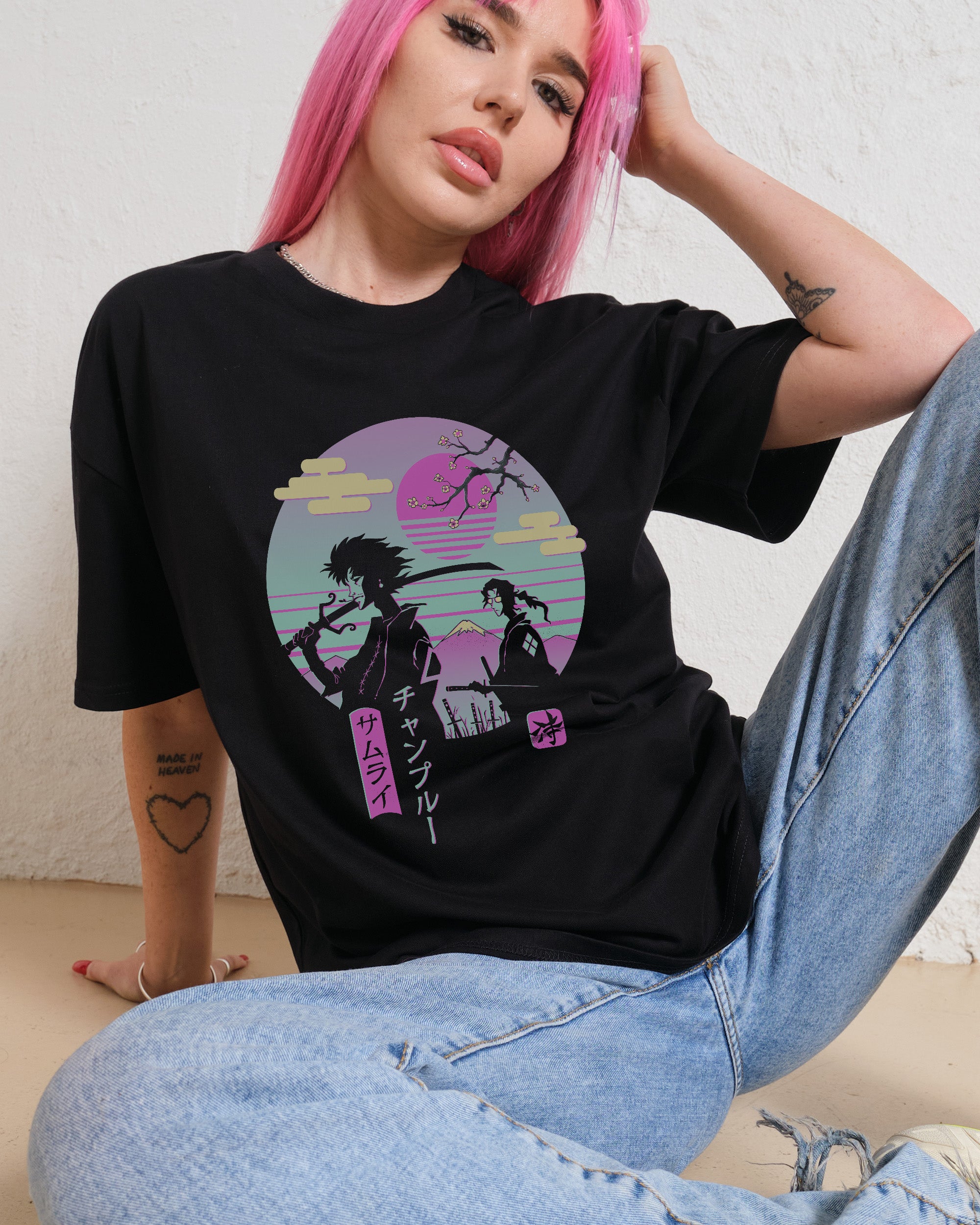 Samurai Chillhop T-Shirt Australia Online