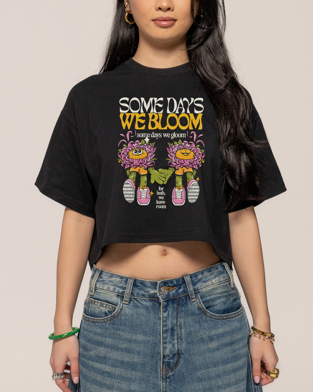 We Bloom Crop Tee