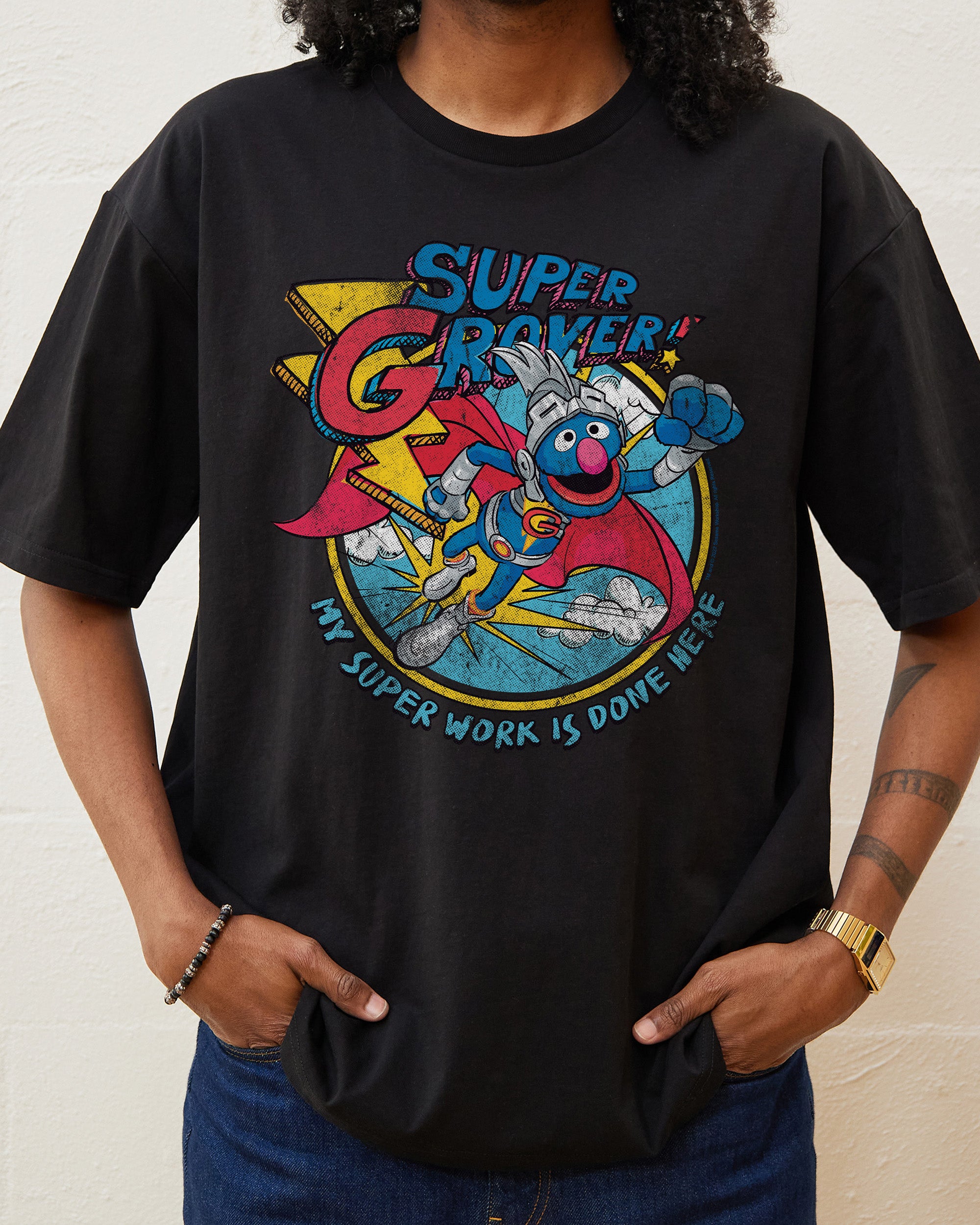 Super Grover Vintage T-Shirt Australia Online