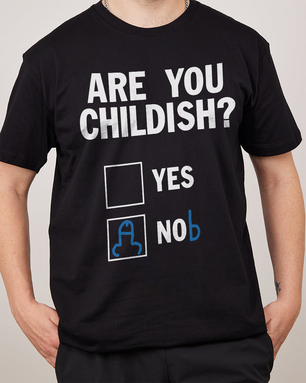 Are You Childish? T-Shirt Australia Online #colour_black