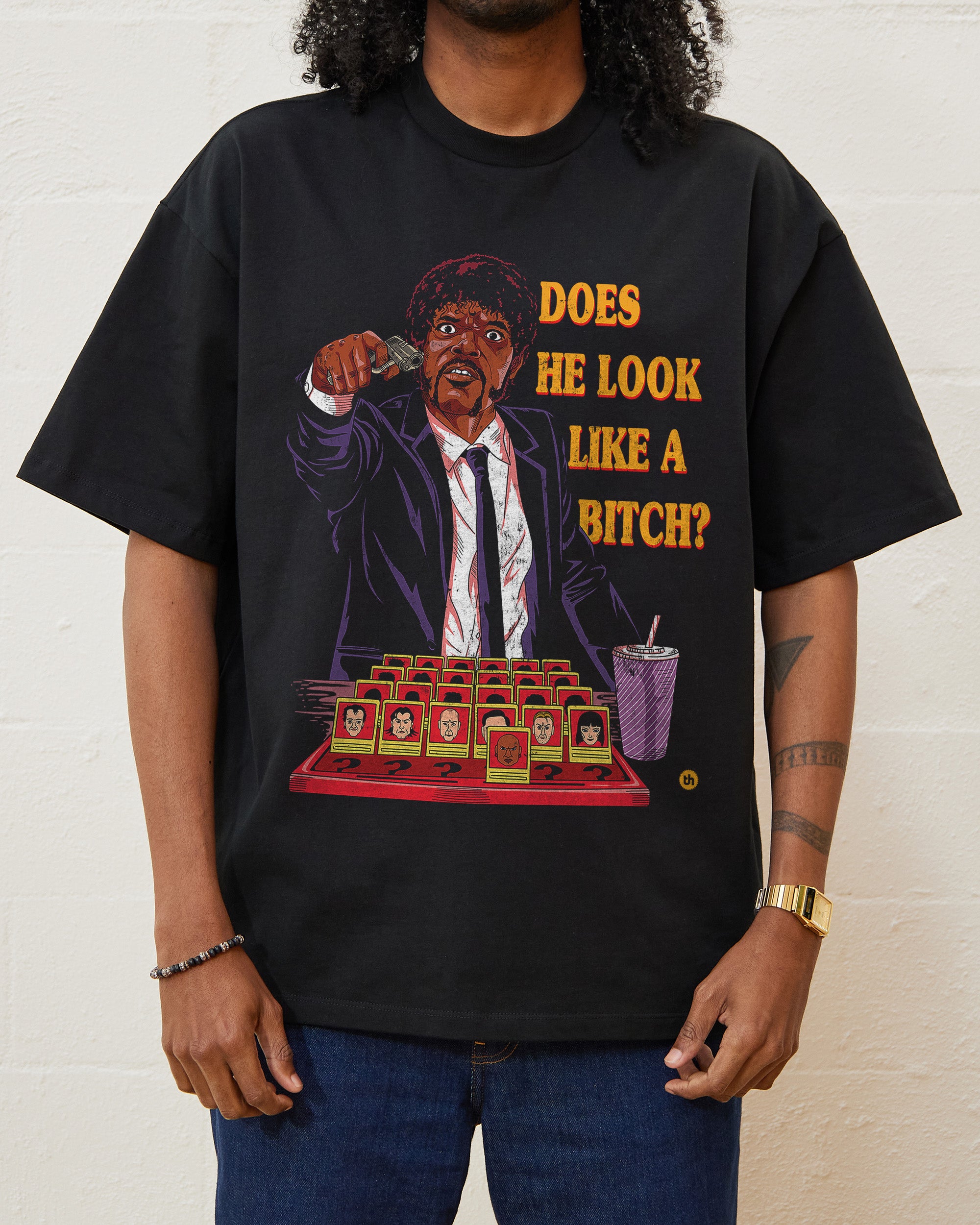 Does He Look Like A Bitch Oversized Tee Australia Online